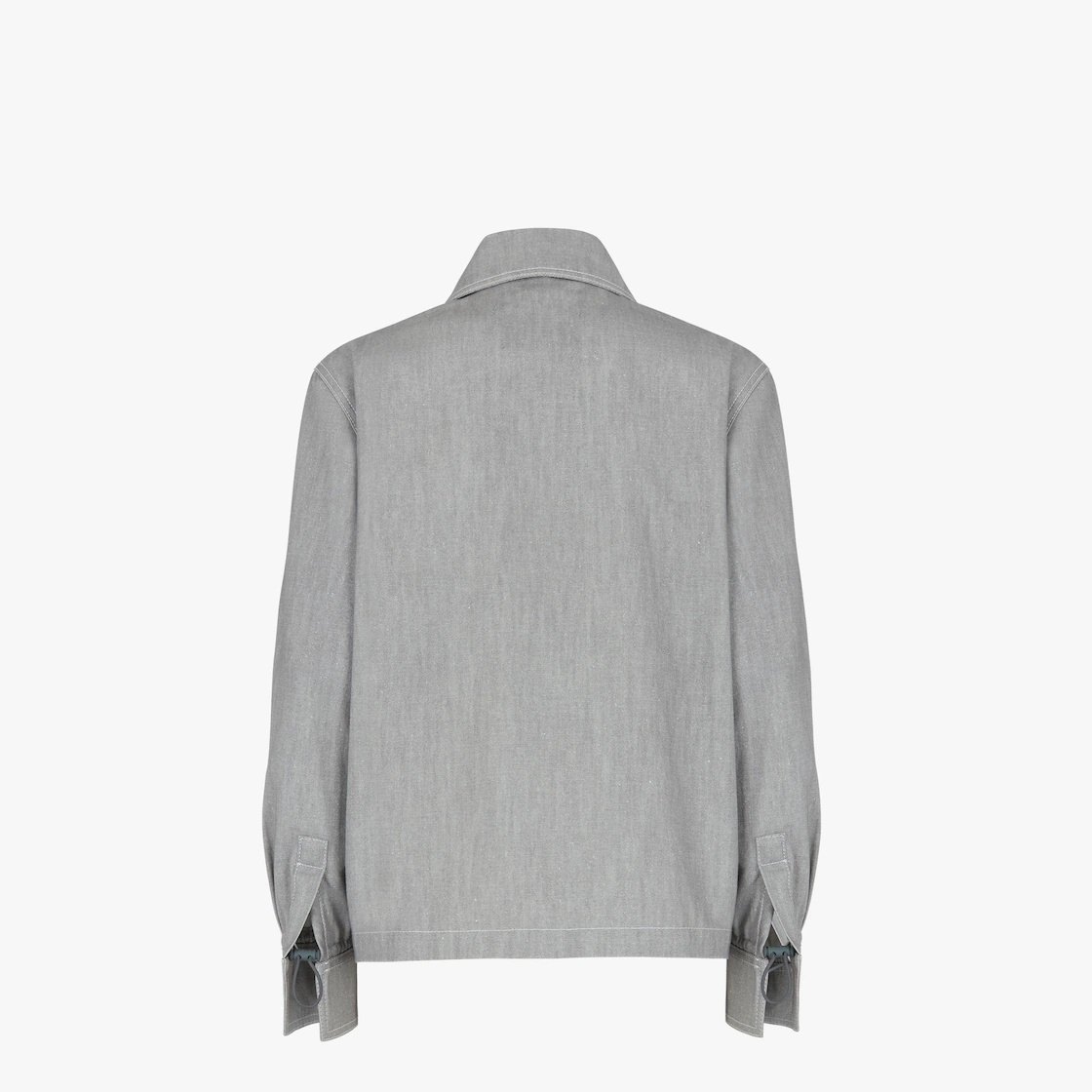 Gray chambray shirt - 2