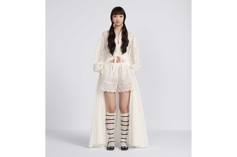 Long-Sleeved Pleated Long Dress 4