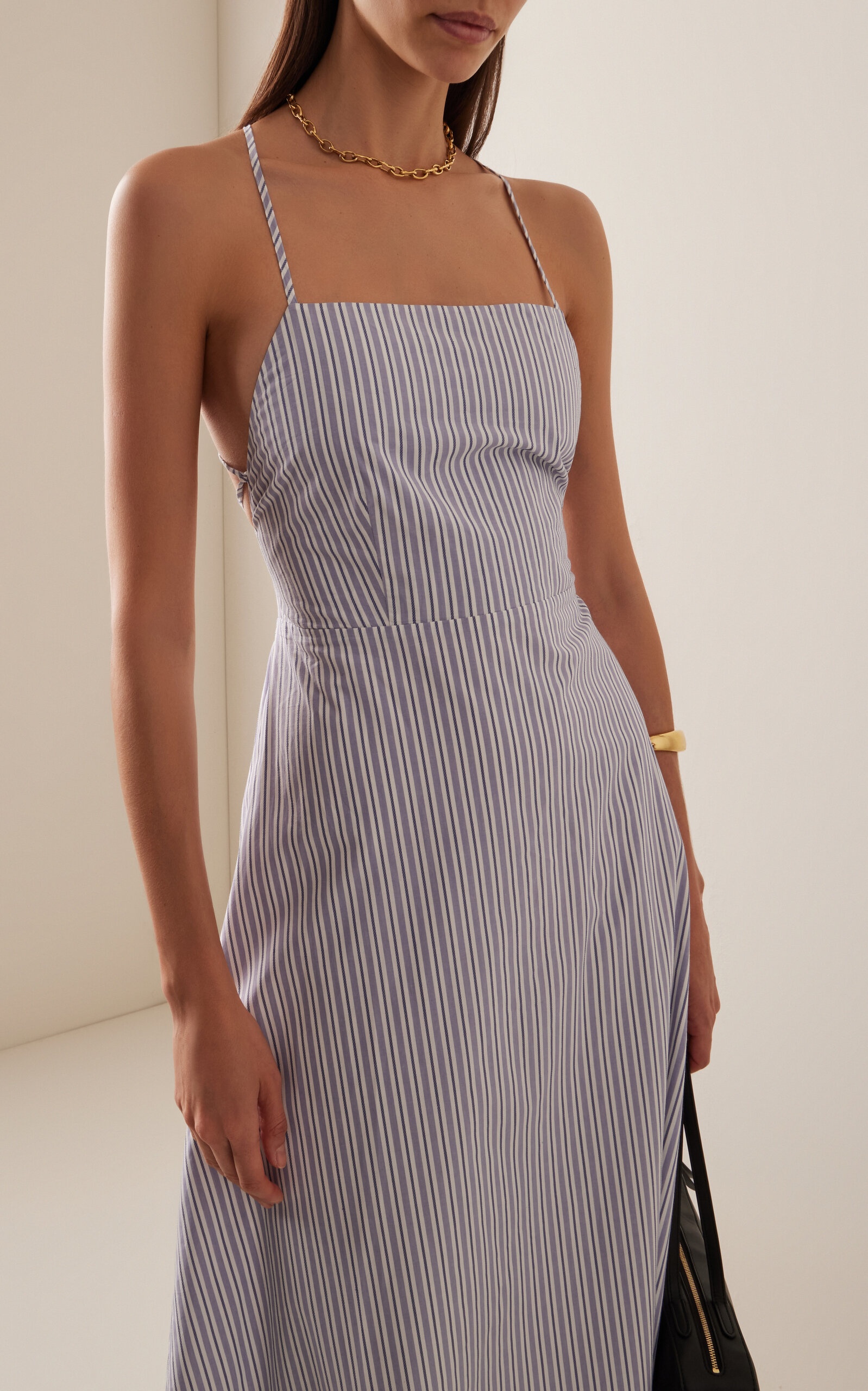 Exclusive Lori Cotton Maxi Dress stripe - 3