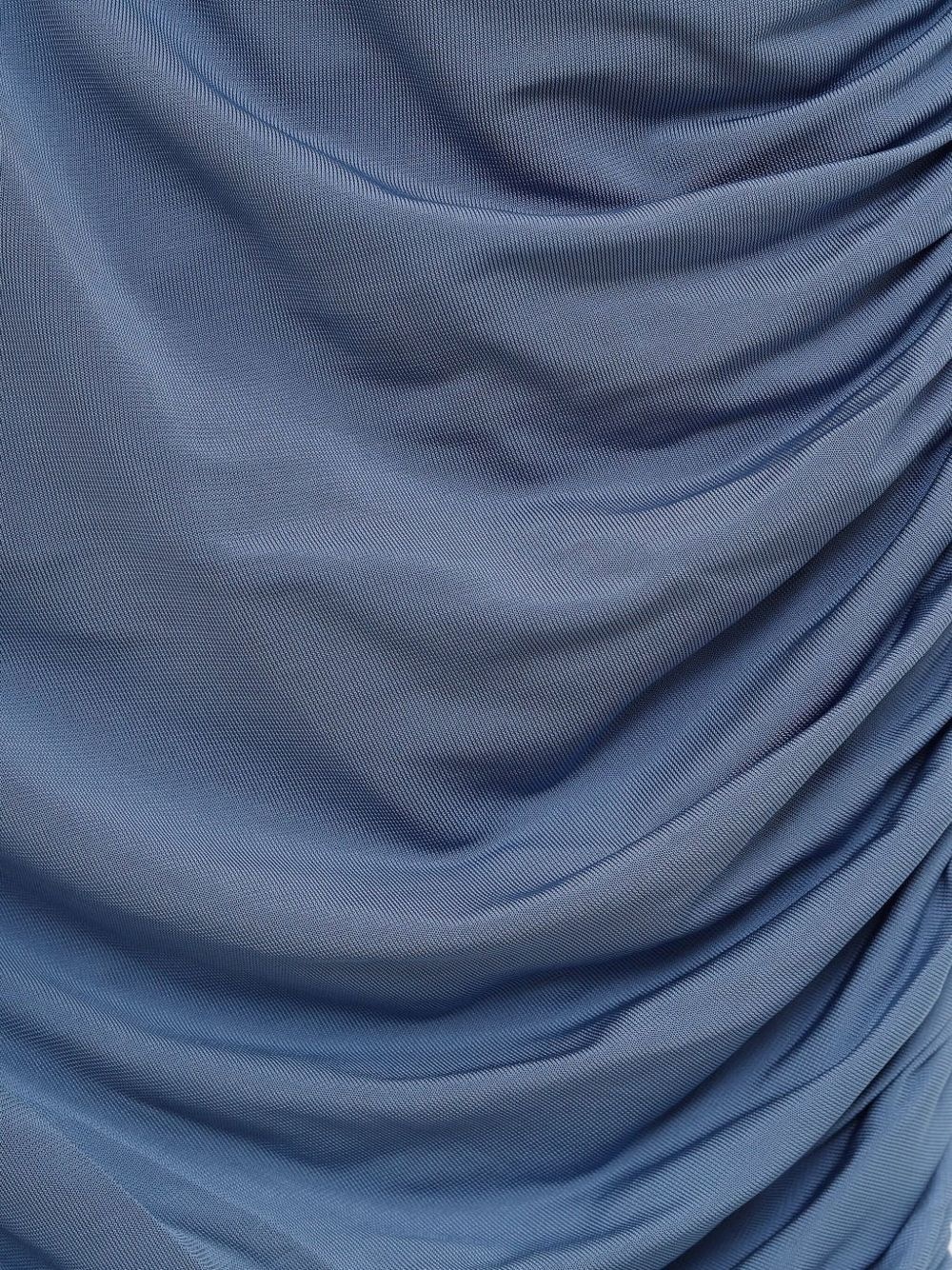 draped gathered dress - 3