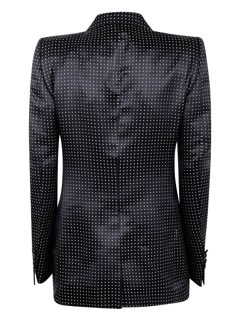 polka-dot satin jacket - 2