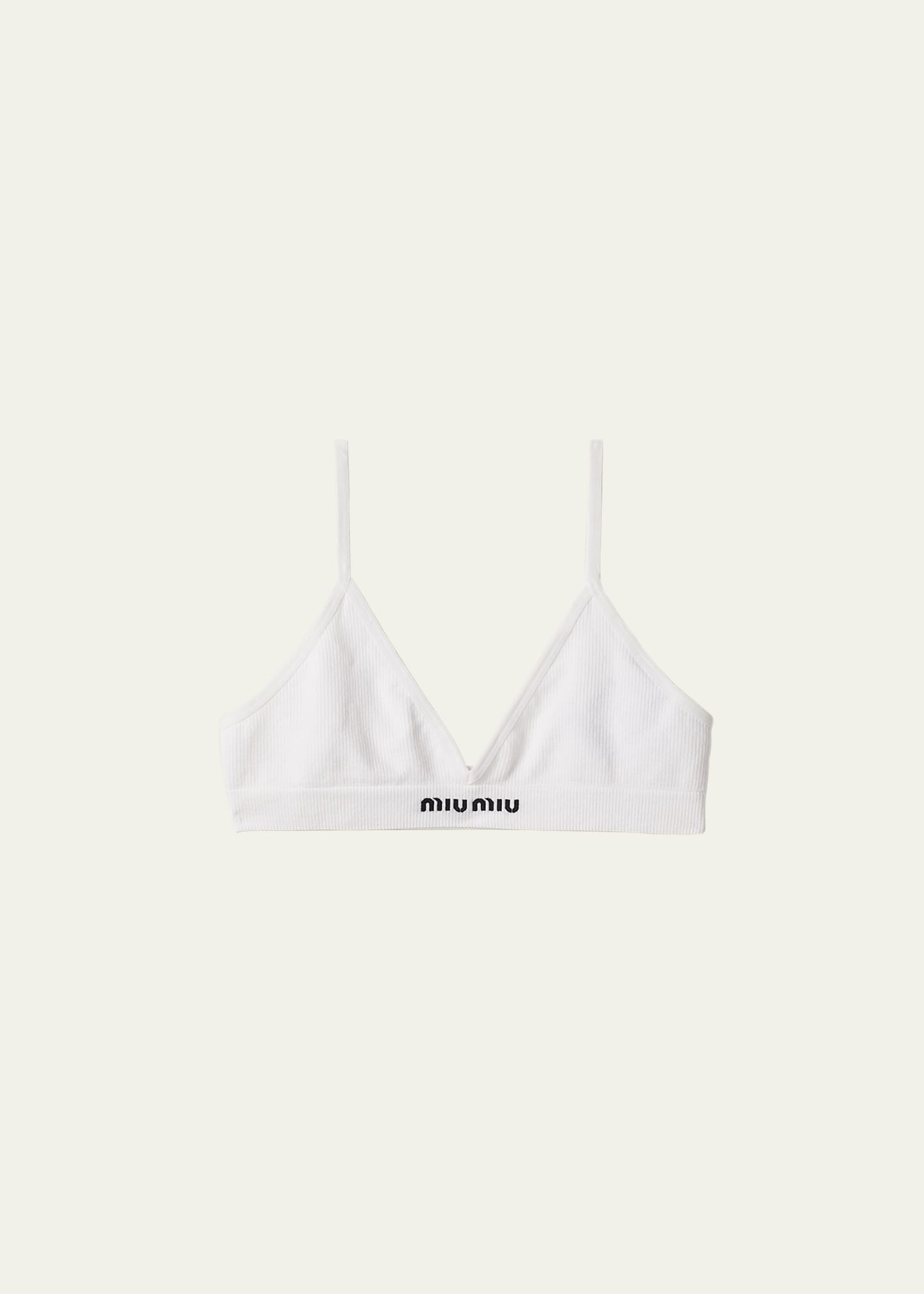 Seamless Jacquard Logo Bra Top - 1