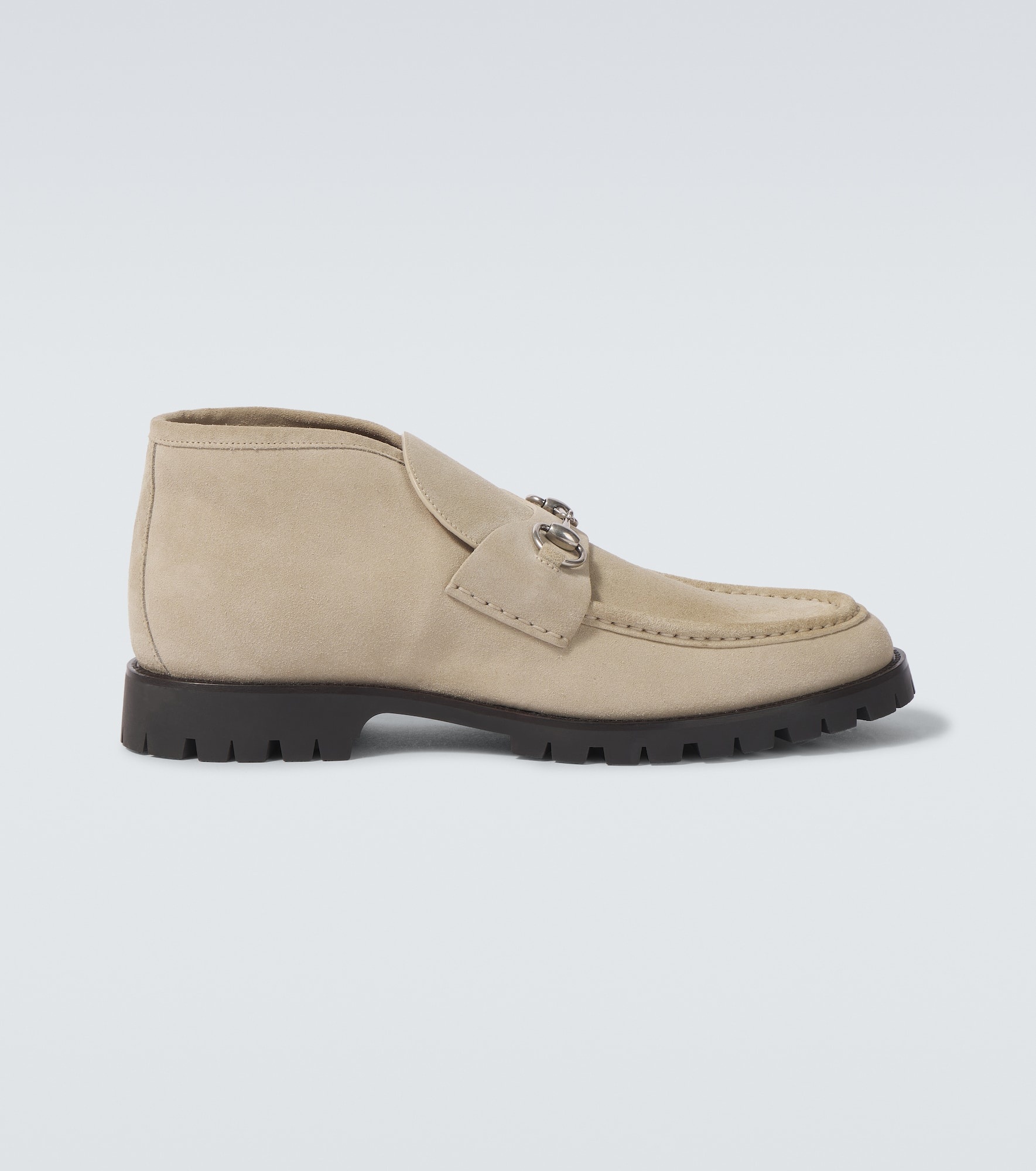 Horsebit suede desert boots - 1