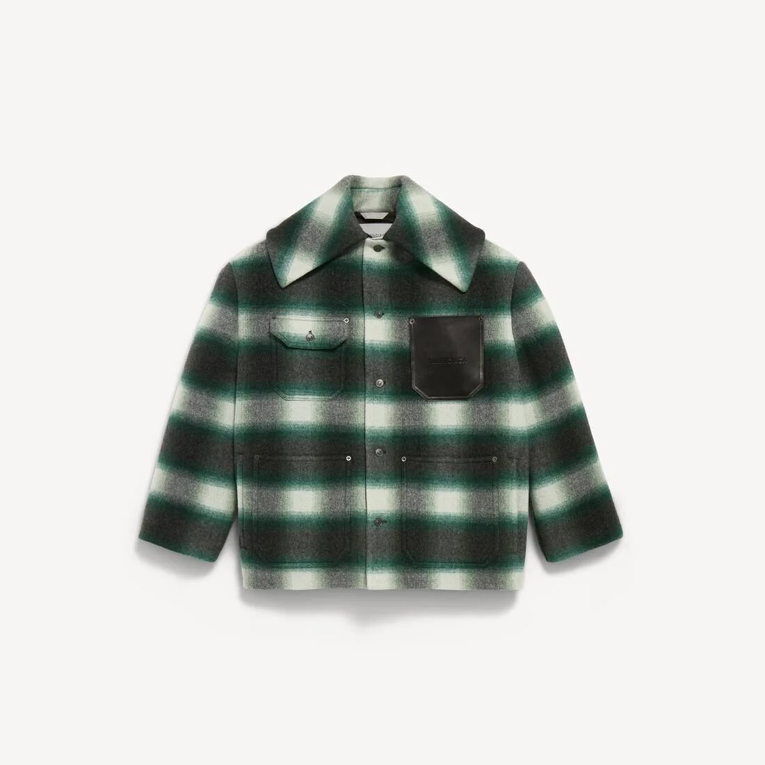 Men's Workwear Cocoon Outerwear in Dark Green/black - 1