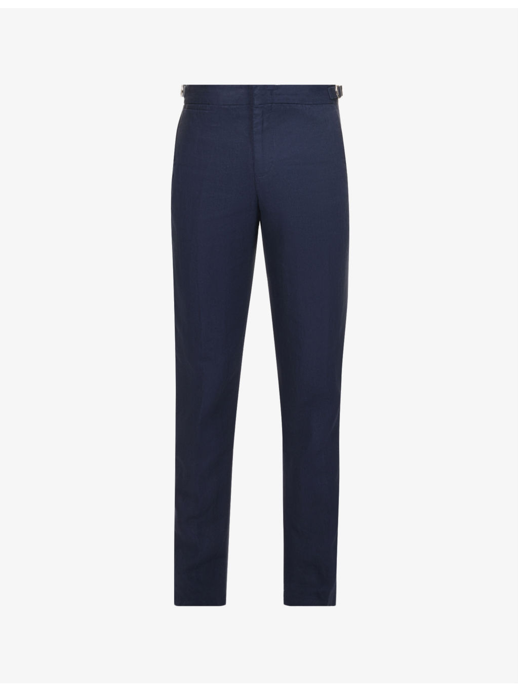 Griffon slim-fit straight-leg linen trousers - 1