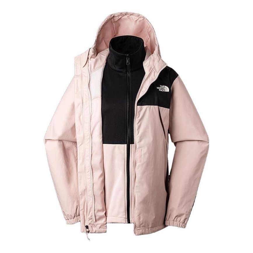 (WMNS) THE NORTH FACE Sheru Hooded Jacket 'Pink' NF0A7QW6-HZI - 1