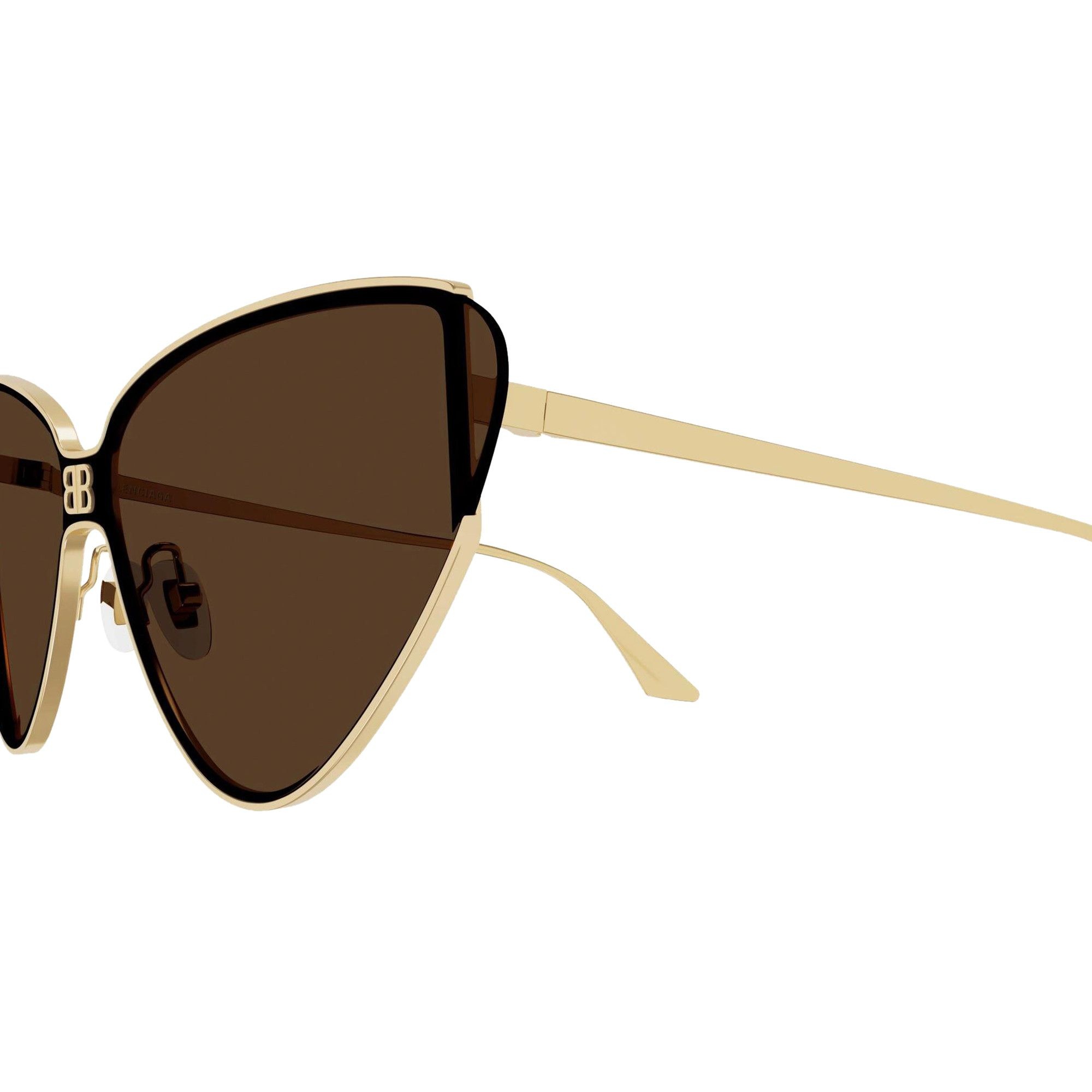 Balenciaga Cat Eye Sunglasses 'Gold/Brown' - 3