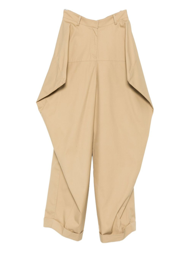 triangle-shaped organic-cotton trousers 1