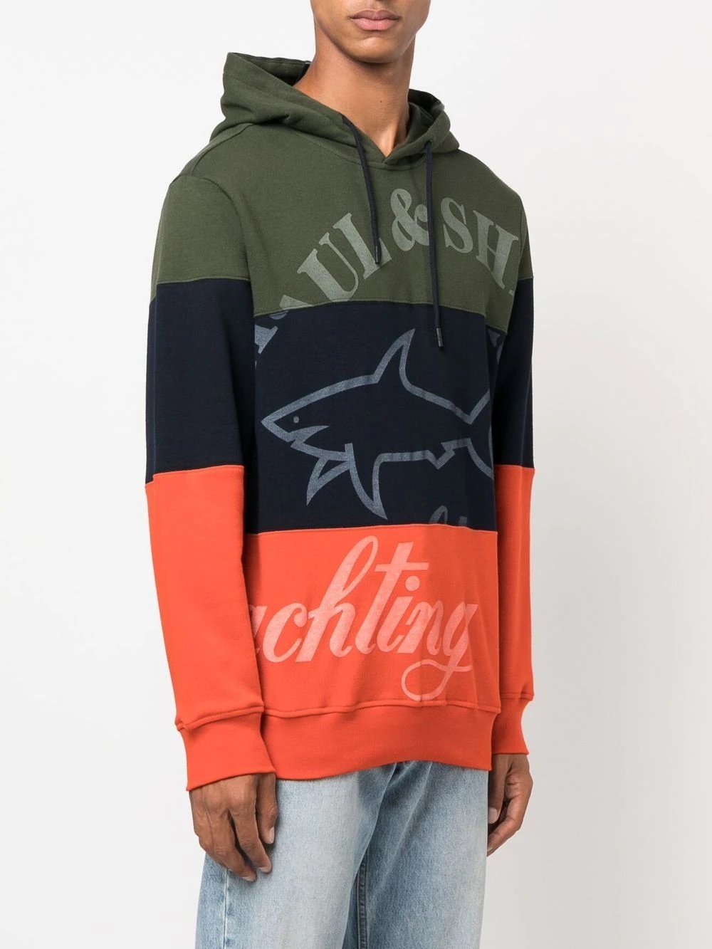 Save The Sea colour-block hoodie - 3