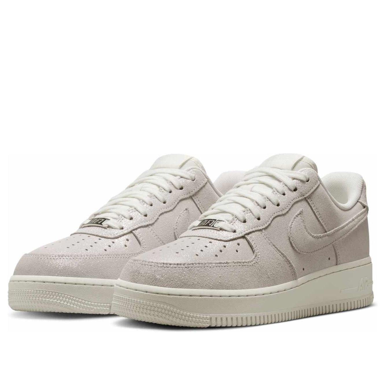 (WMNS) Nike Air Force 1 '07 SE 'Sail Glittery Suede' HQ3499-100 - 3
