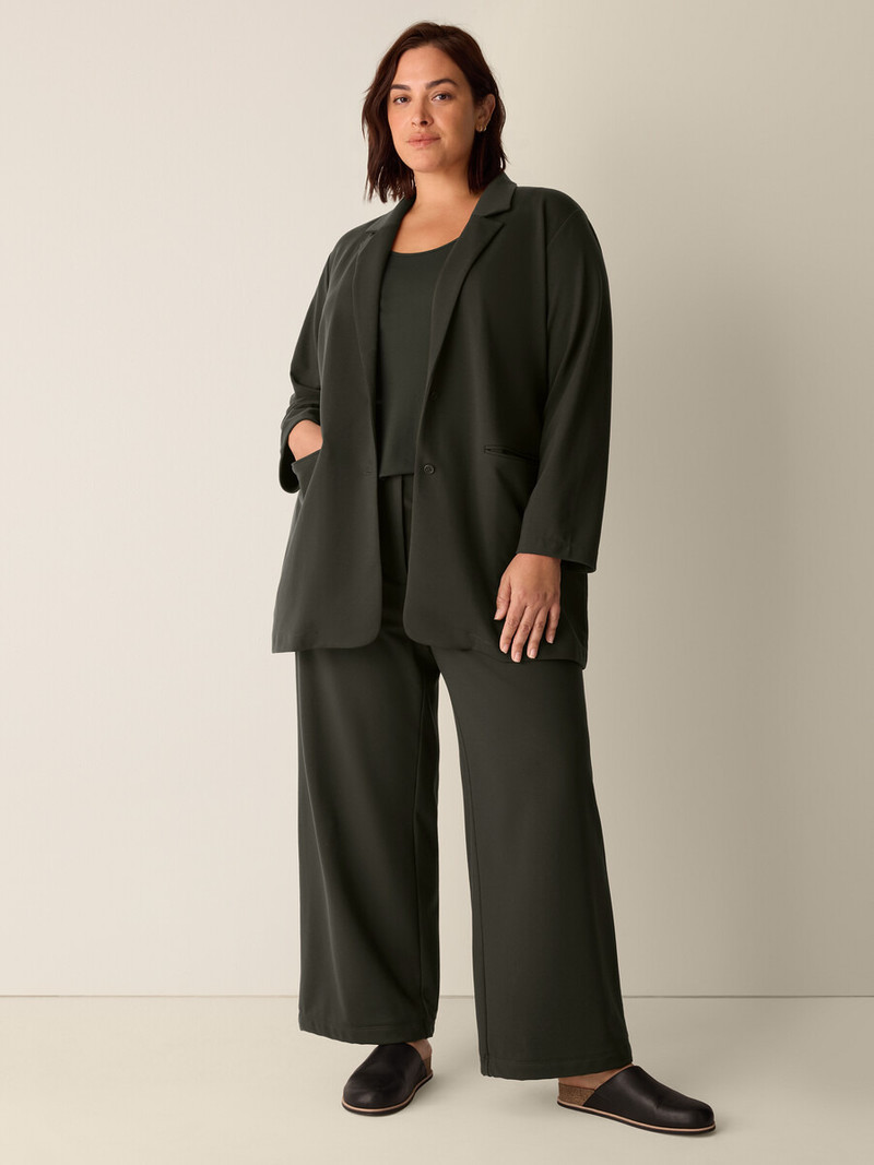 Washable Flex Ponte Long Blazer 6