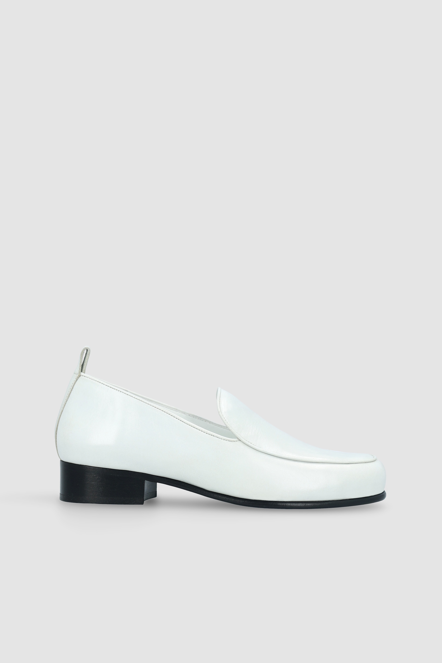 ALFRED BURRATA CREASED CALF LEATHER LOAFER - 1