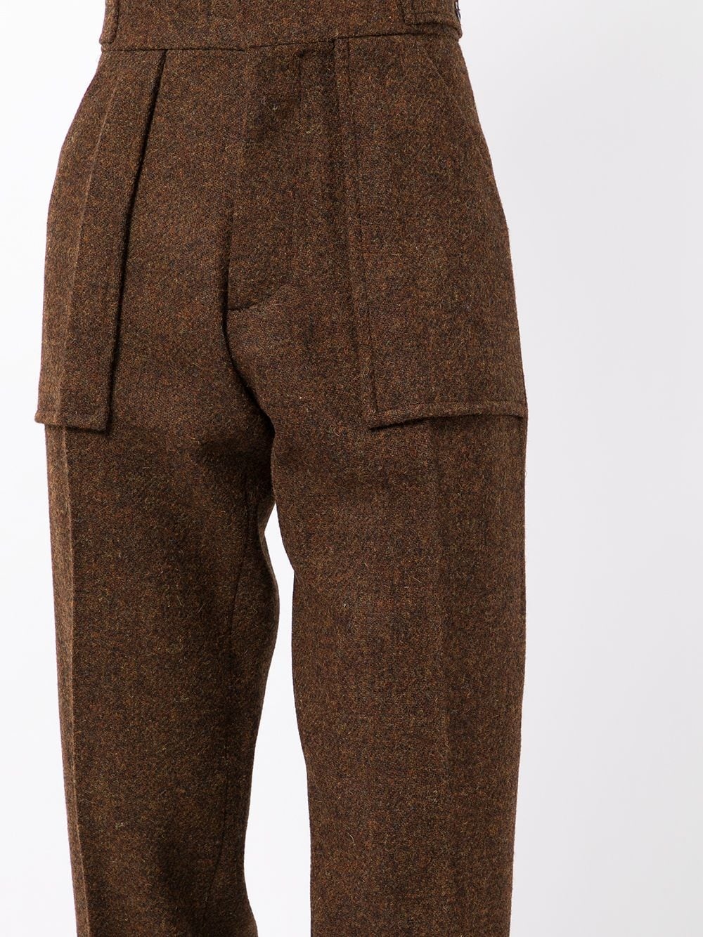 tailored-cut ankle-length trousers - 5