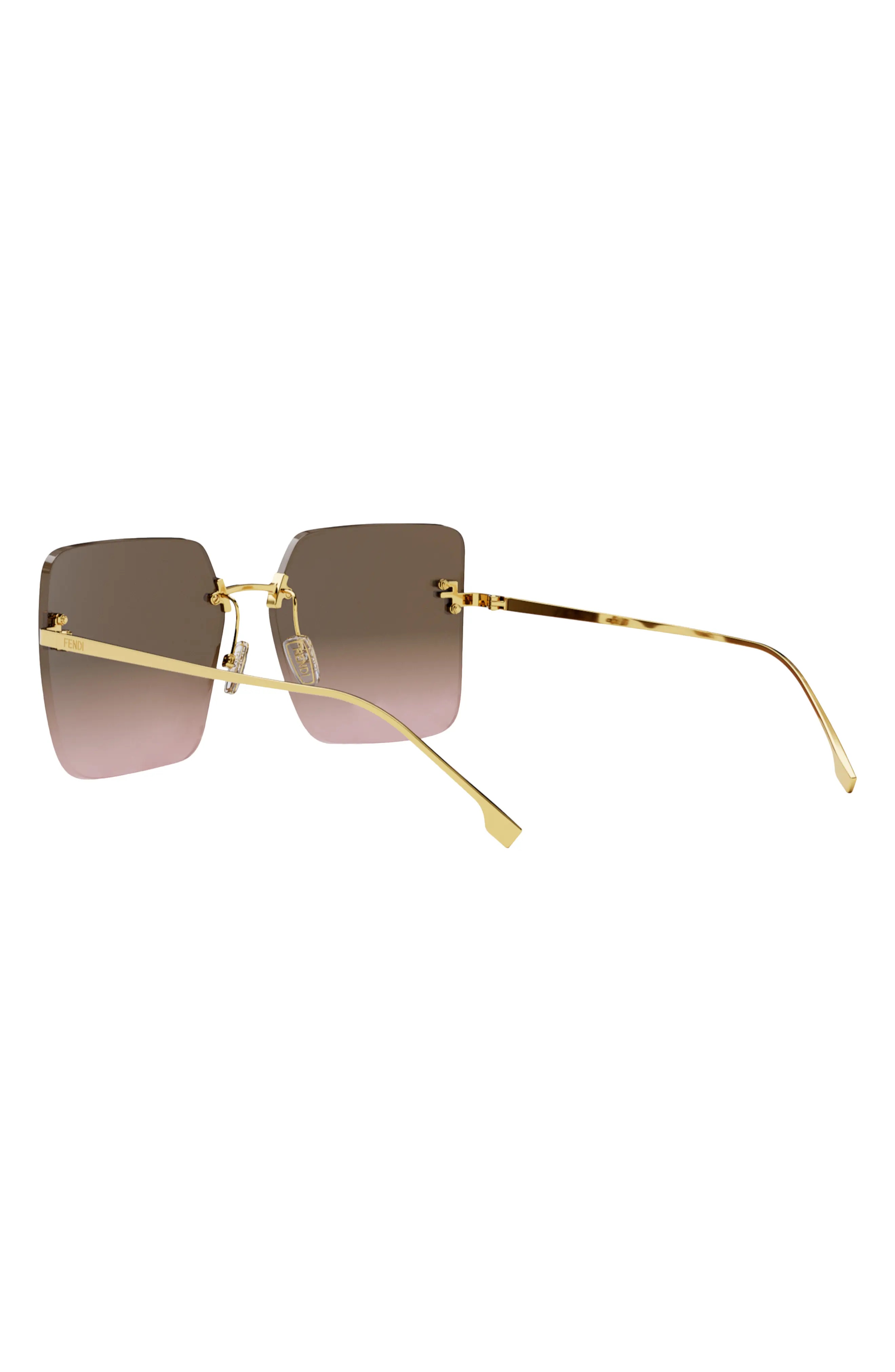 'Fendi First 59mm Geometric Sunglasses - 4