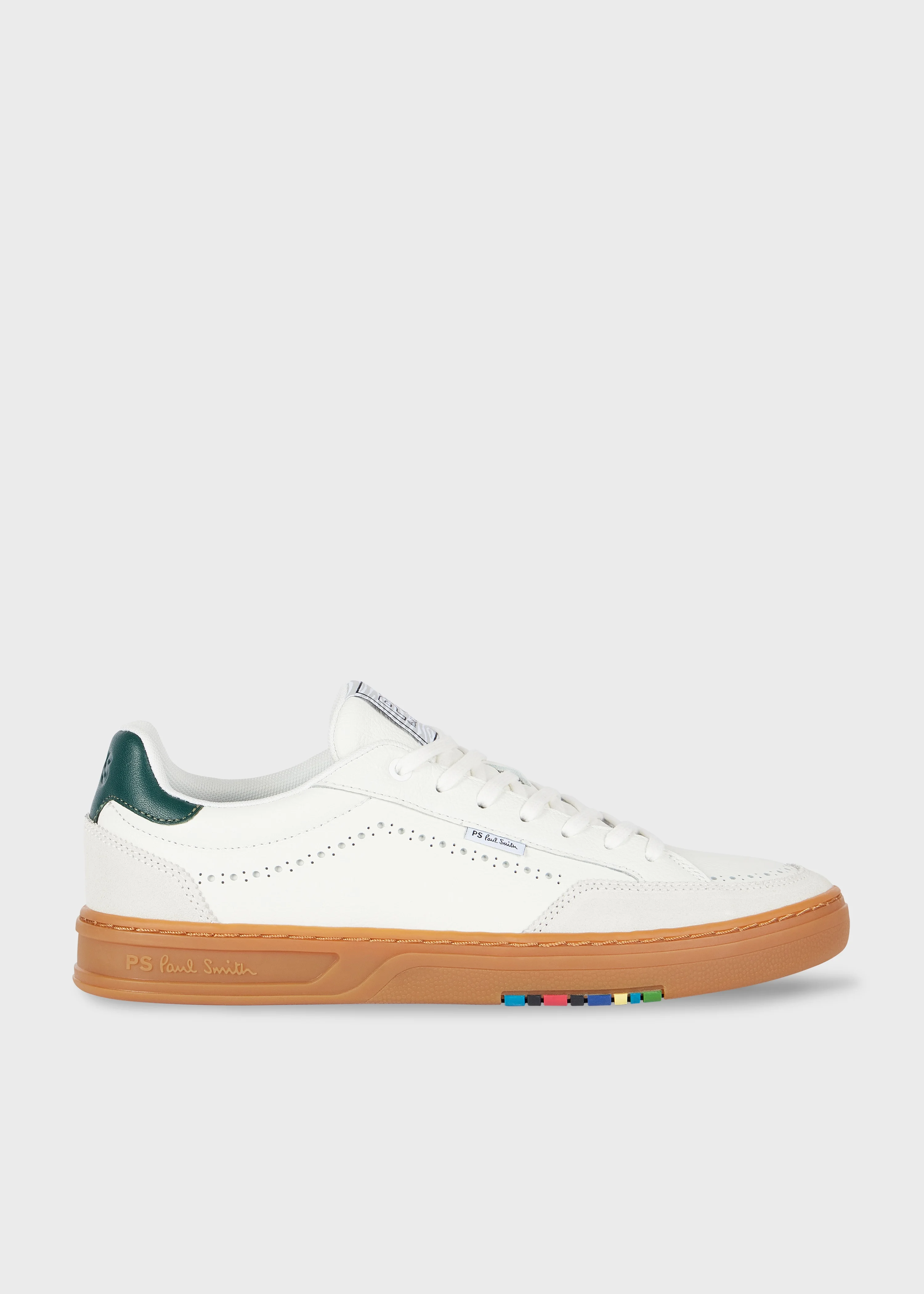 White Leather 'Hillstar' Trainers - 1