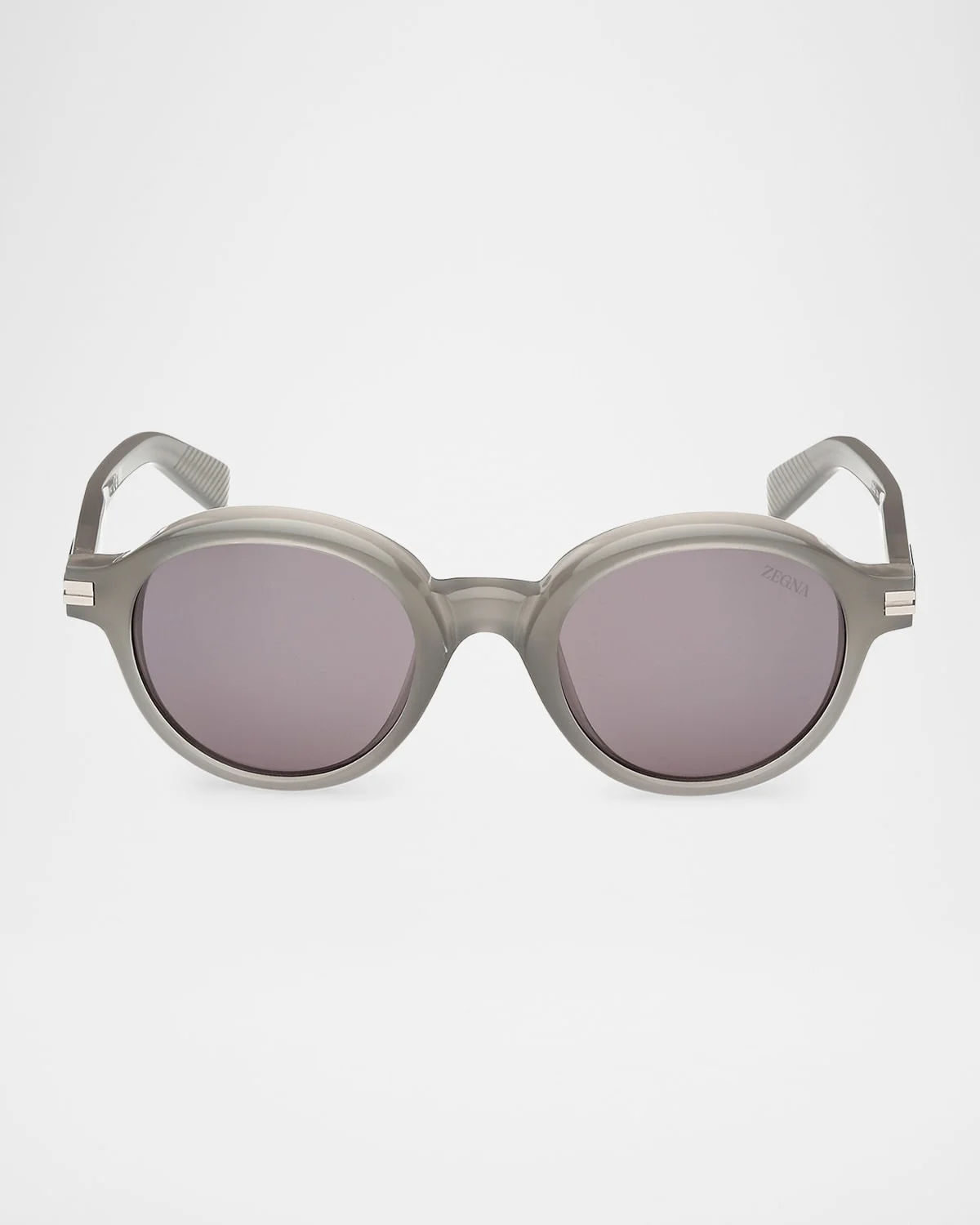Men's Round Acetate Sunglasses - 1