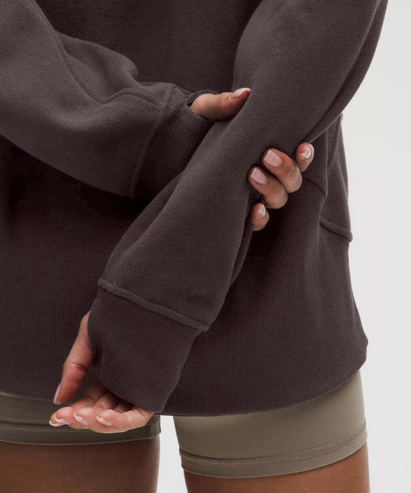 Scuba Oversized Funnel-Neck Half Zip *Long 6