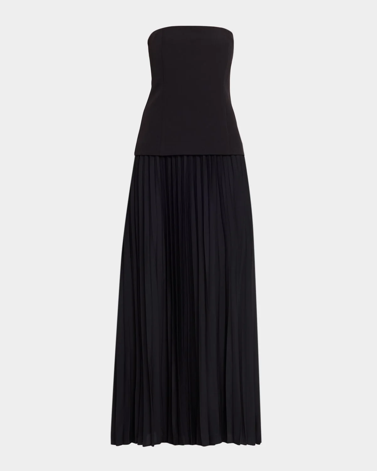 Cody Pleated Strapless Dress - 1
