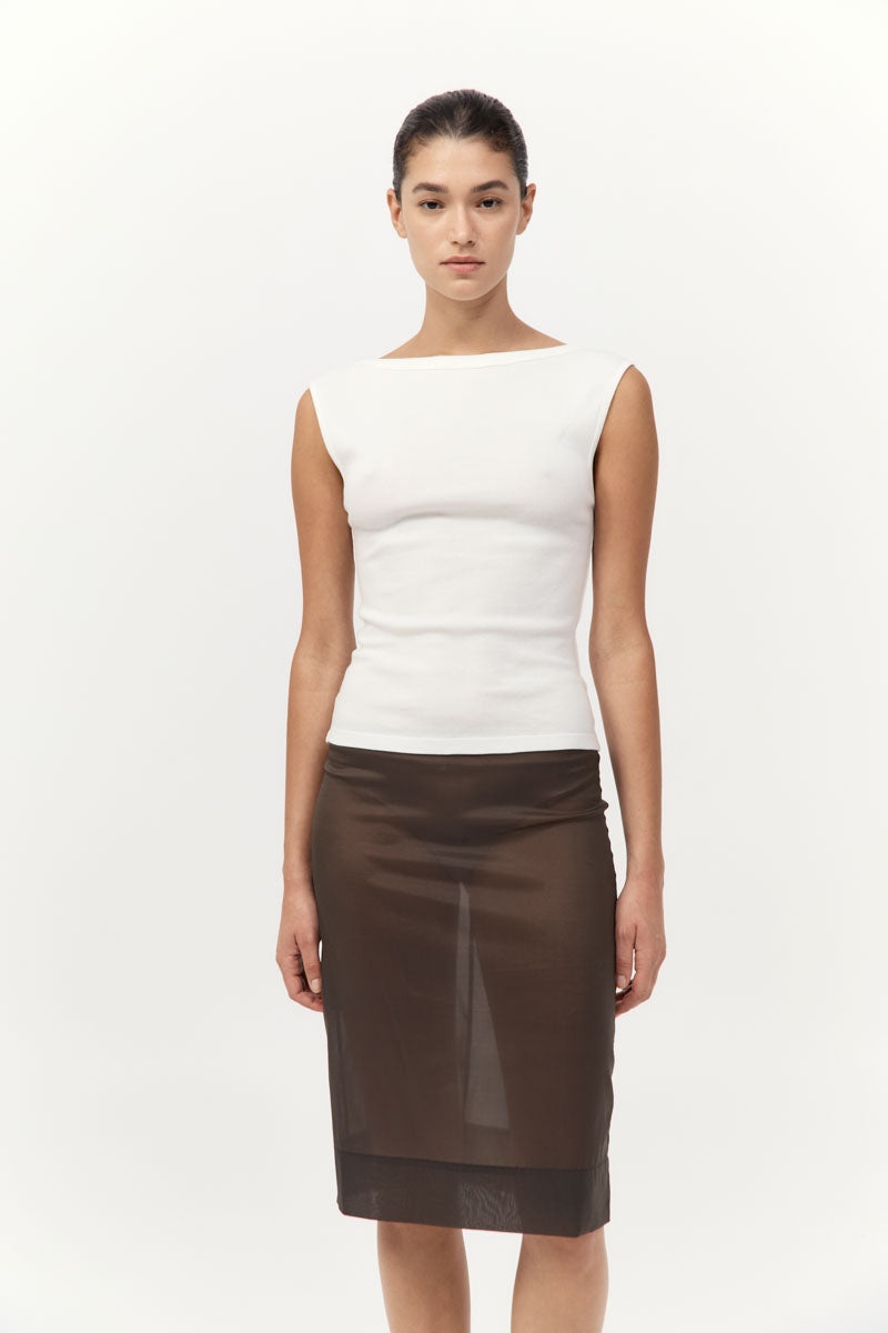 Organic Cotton Ballerina Top - White - 2
