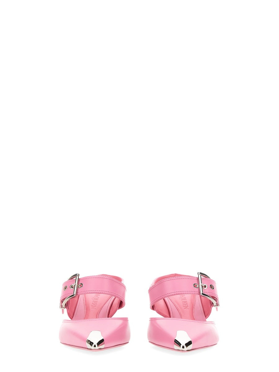 Alexander Mcqueen Women Punk Sandal With Buckle - 2