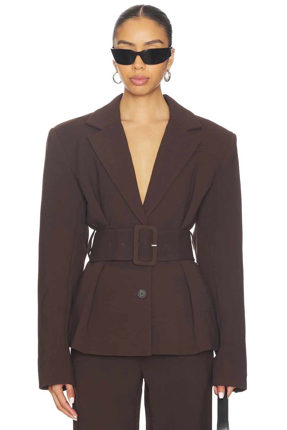 Suiting Belted Blazer - 1