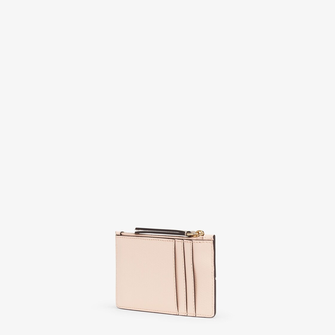 Pink leather card holder 2