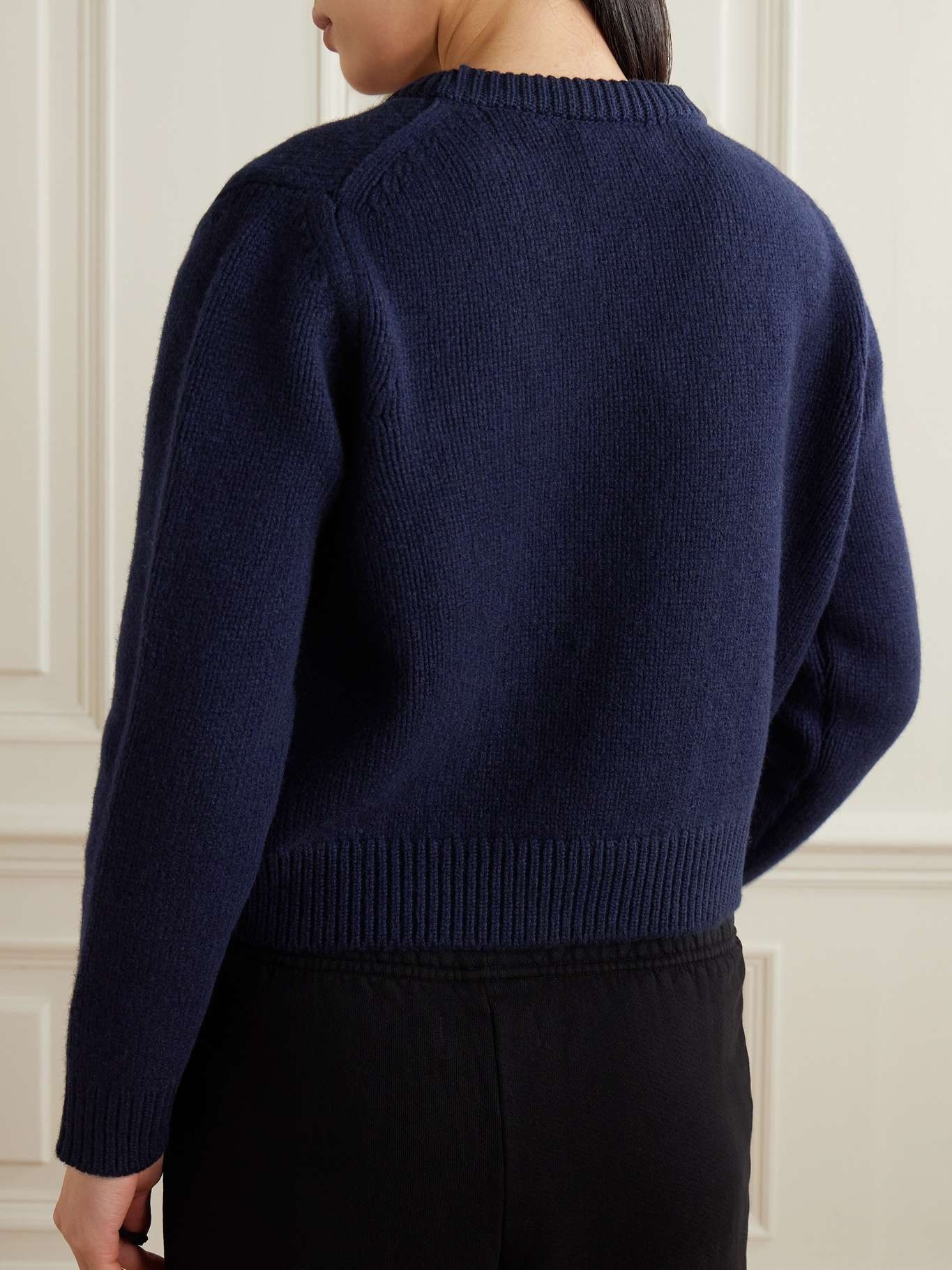Glenn wool sweater Navy - 4