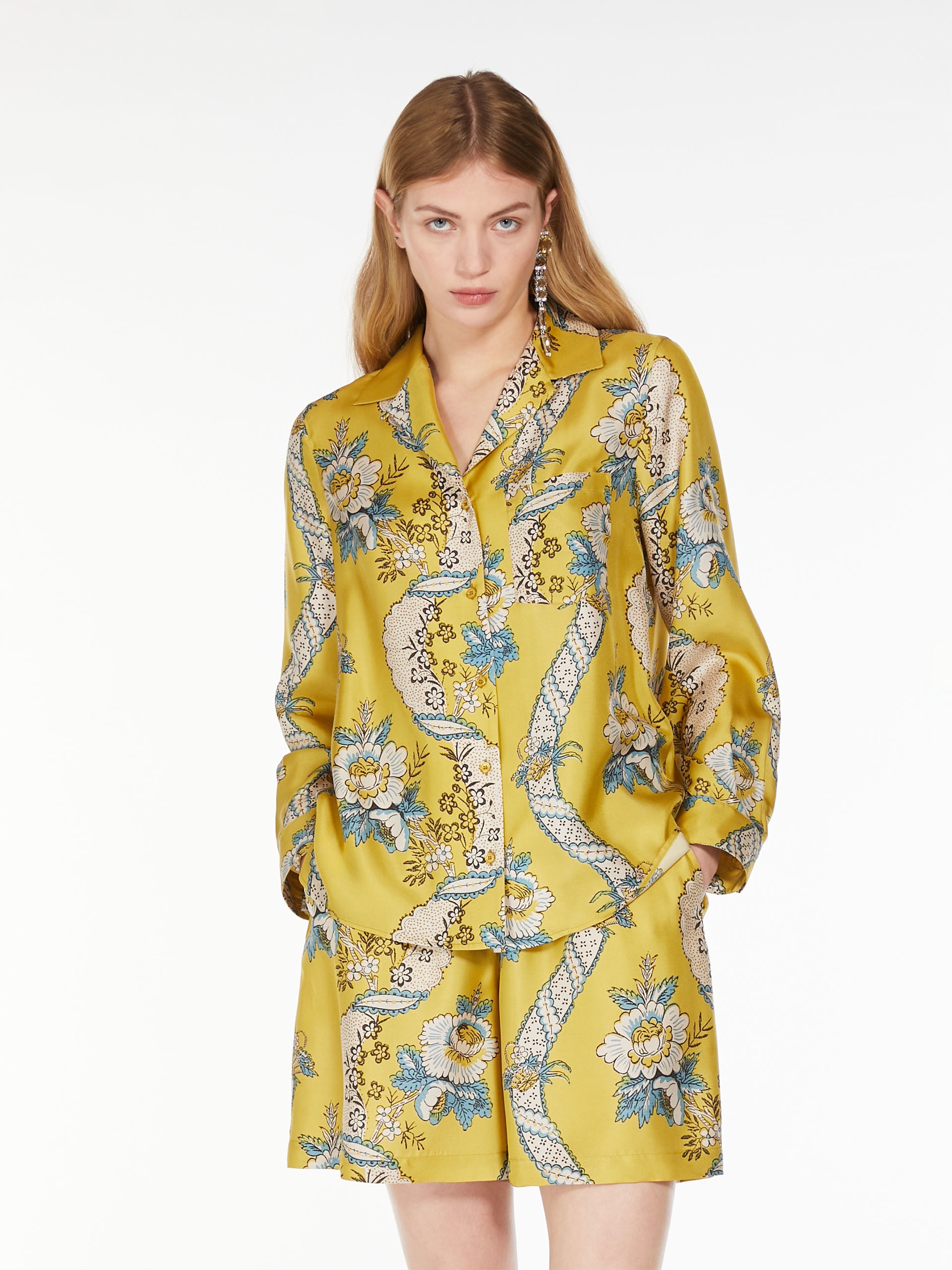 ONCIA Silk twill shirt - 5
