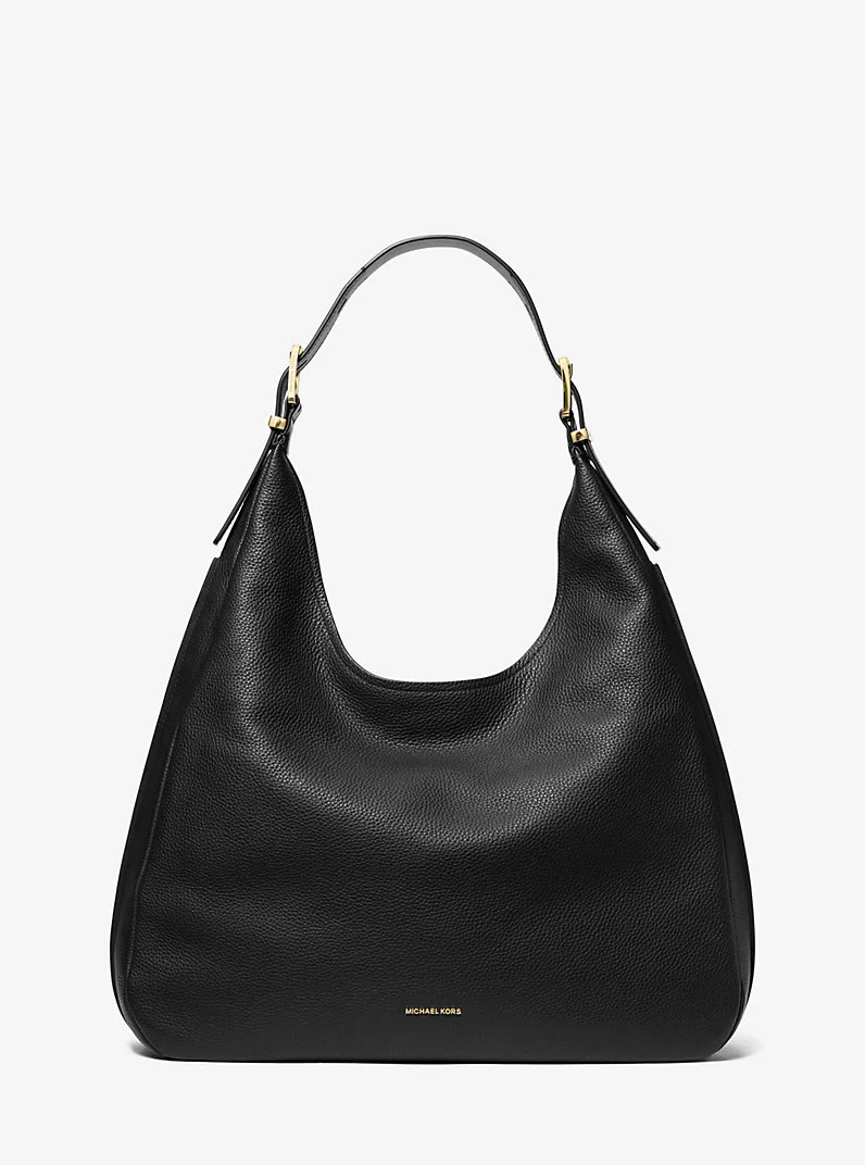 Nolita Large Pebbled Leather Hobo Shoulder Bag - 1