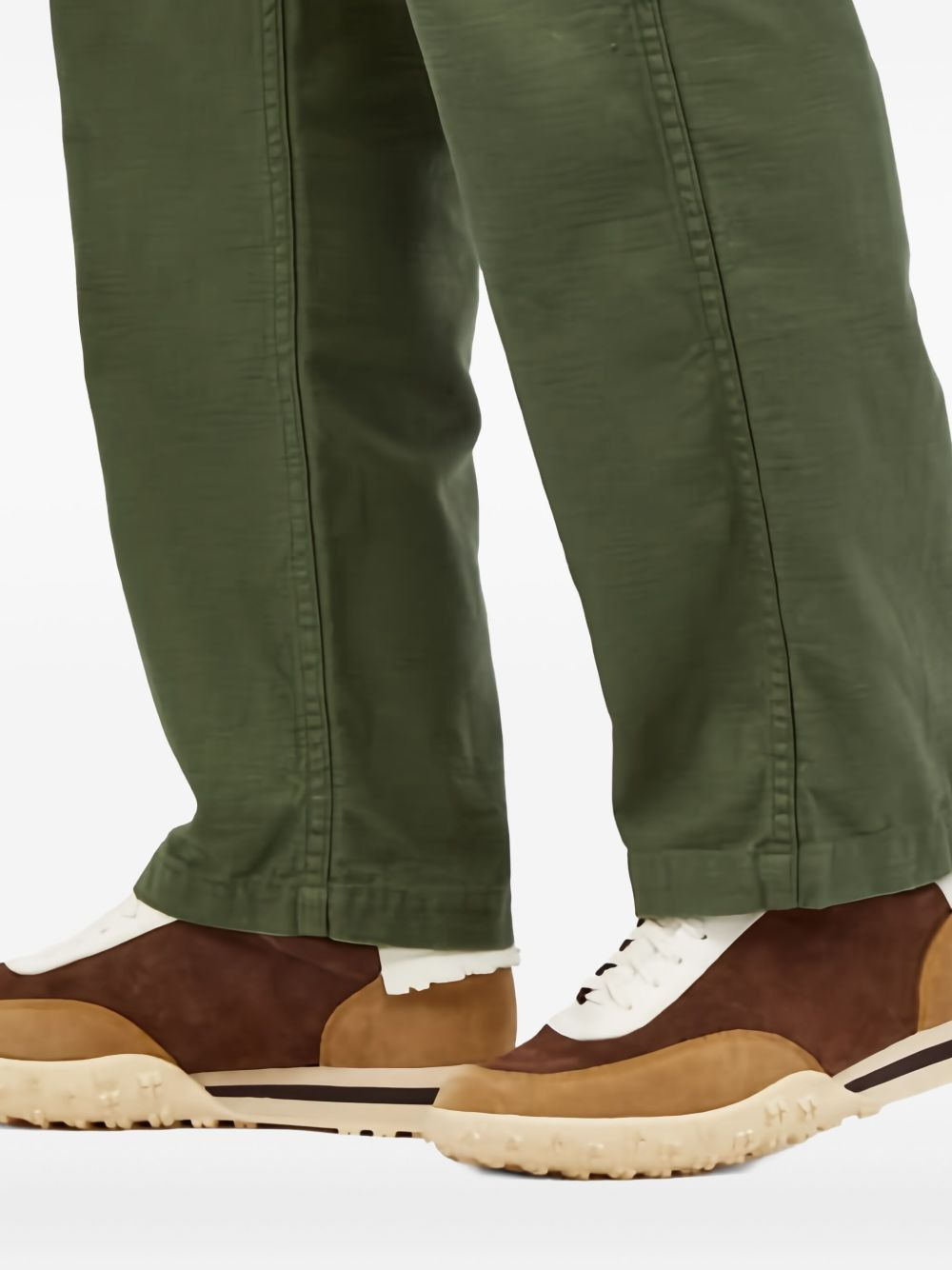 fringed suede sneakers - 5