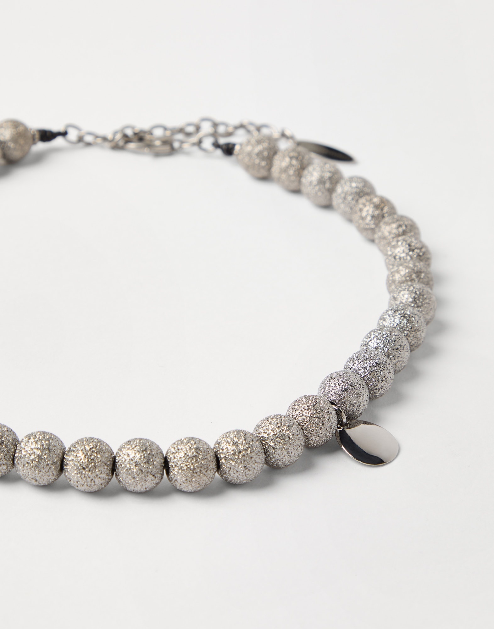 Shimmer bead necklace in Sterling Silver - 2