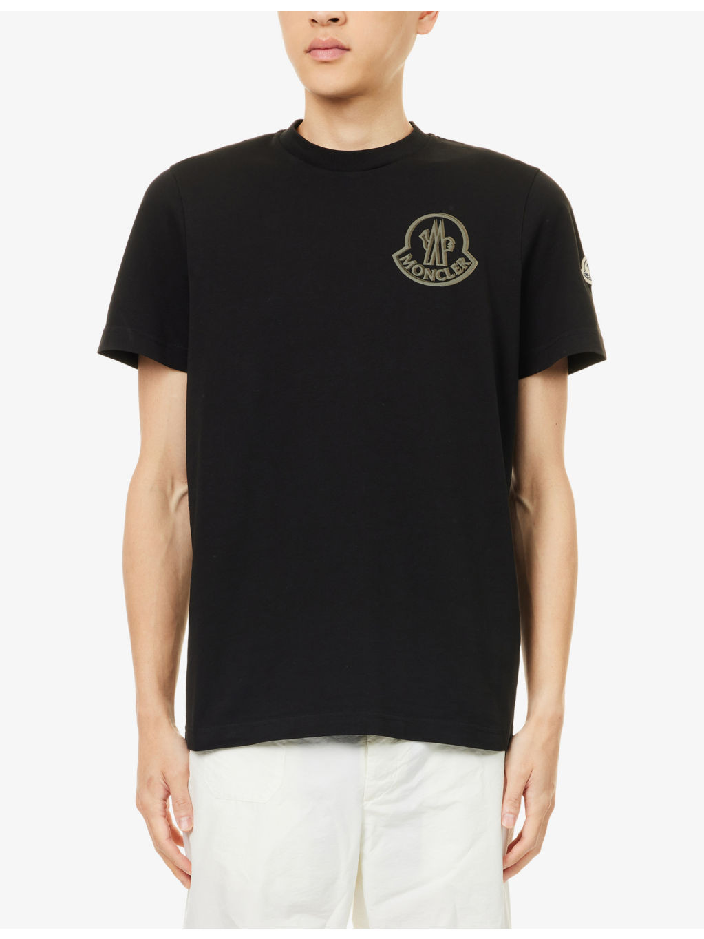Logo-Print Crewneck Cotton T-Shirt - 3