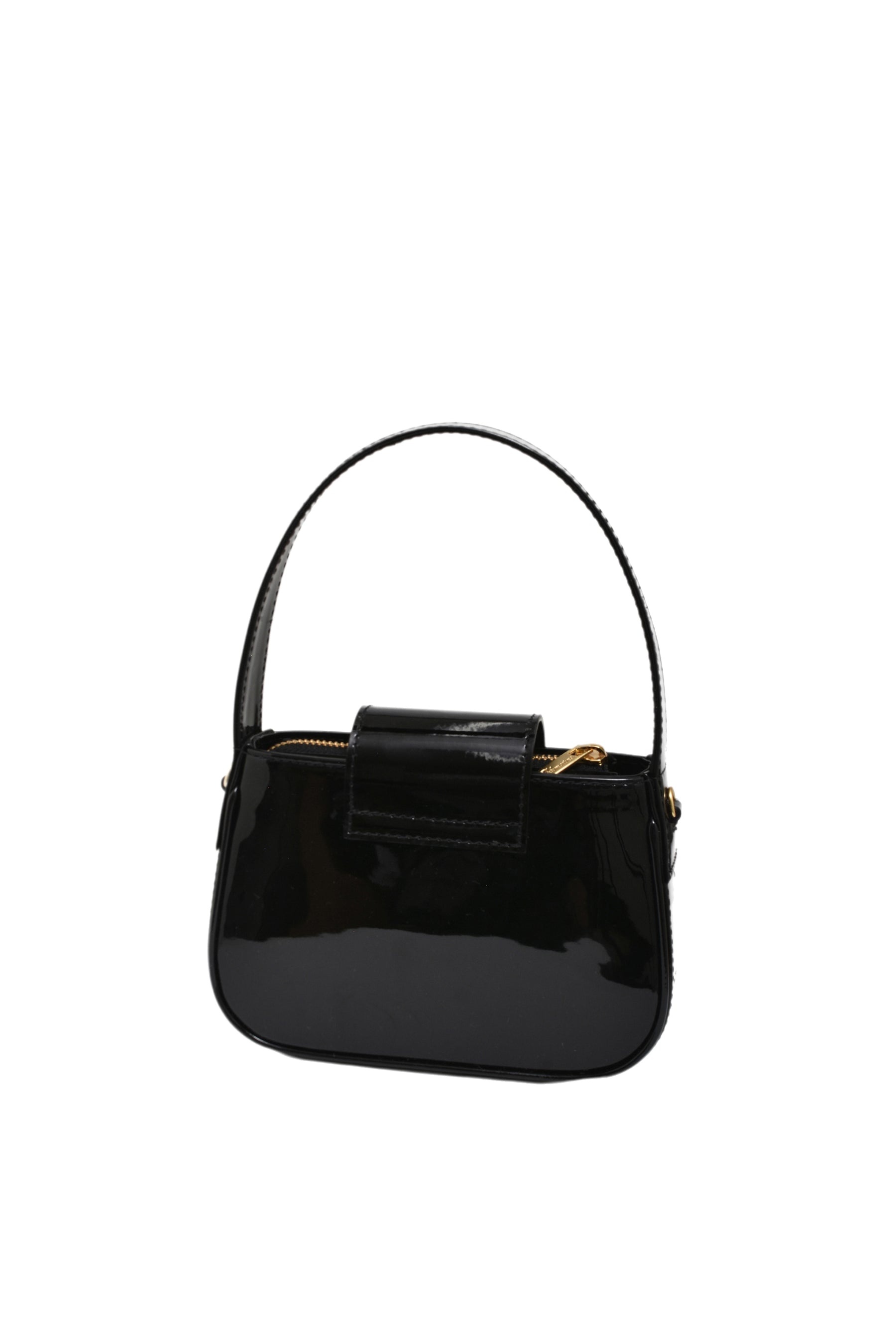 BORSA IN VERNICE / NERO - 5