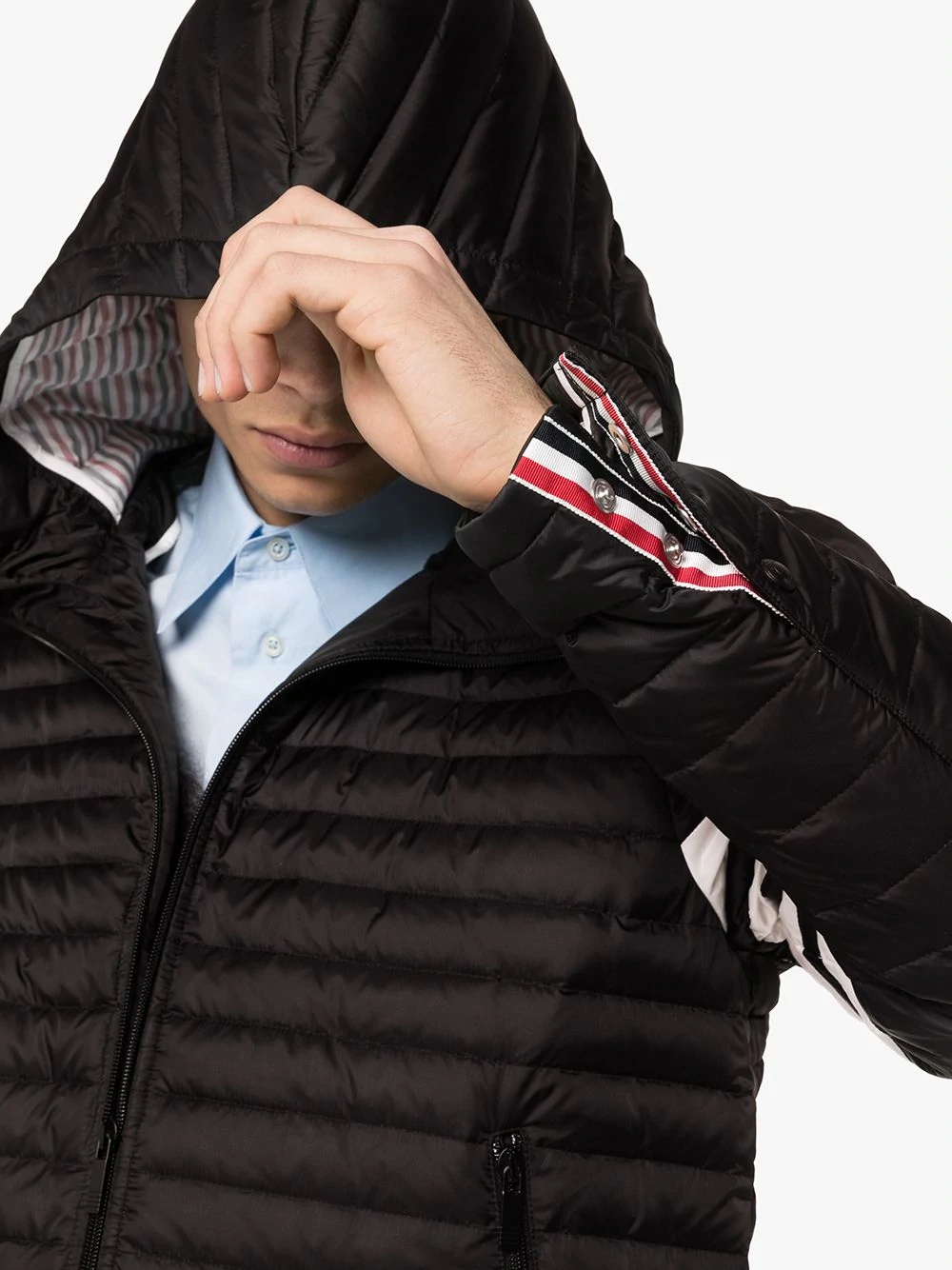 4 stripe padded jacket - 5