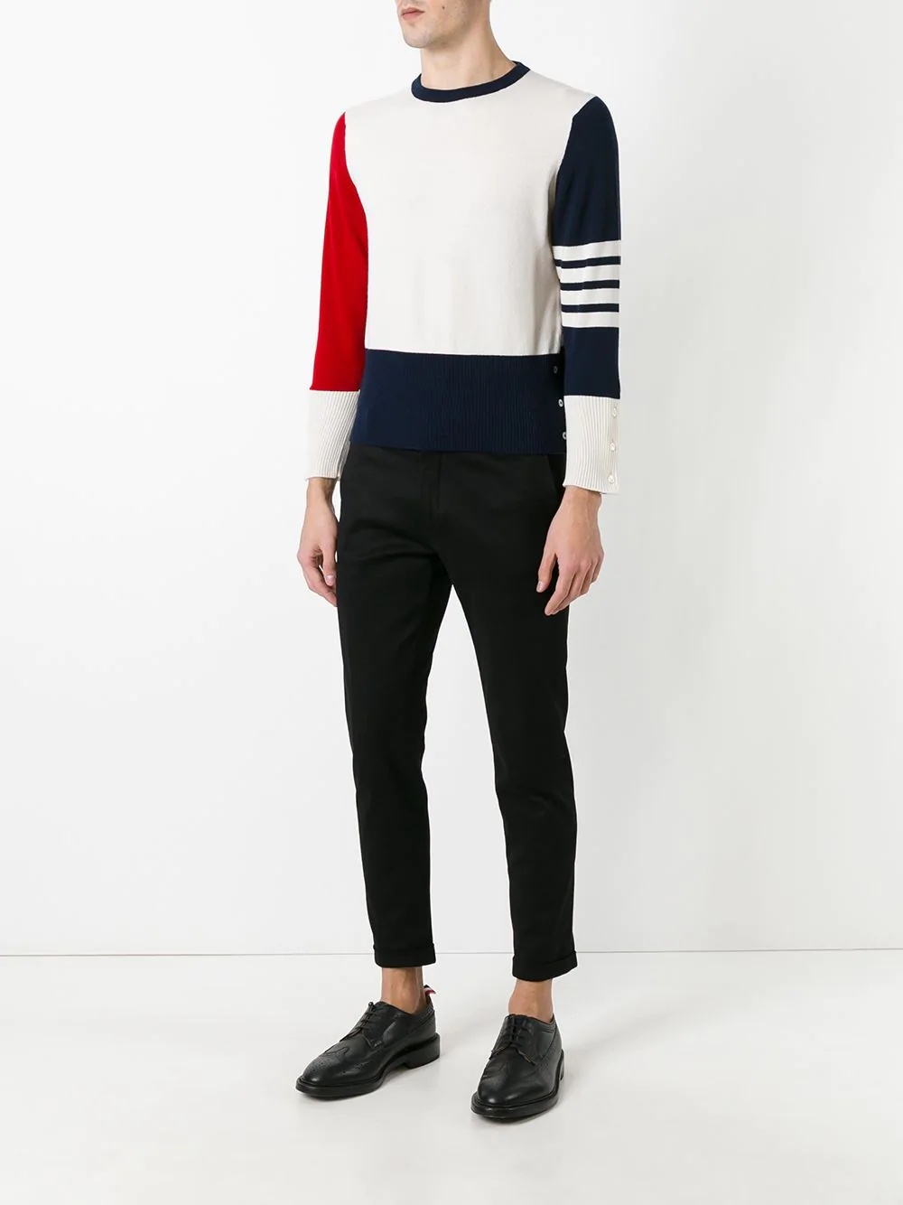 color block sweater - 2