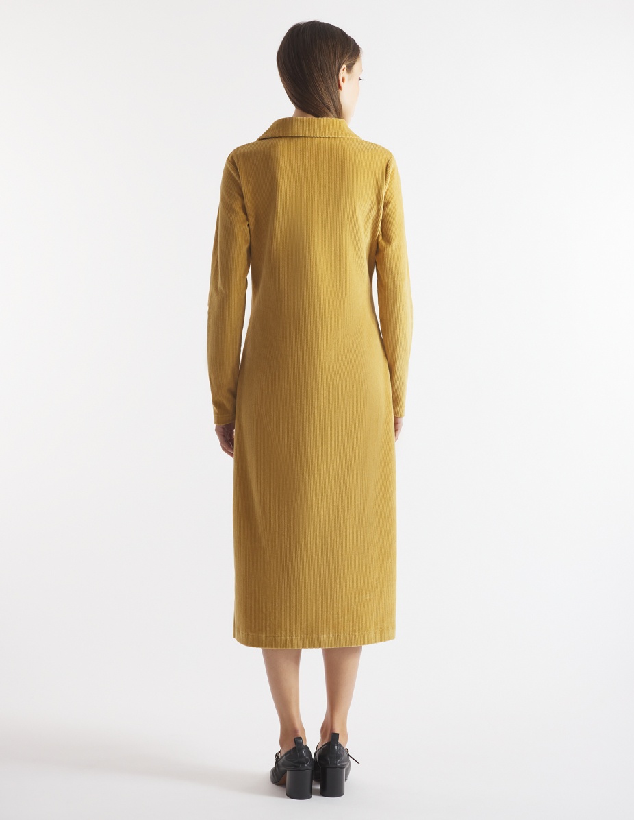 CORDUROY POLO DRESS - 5