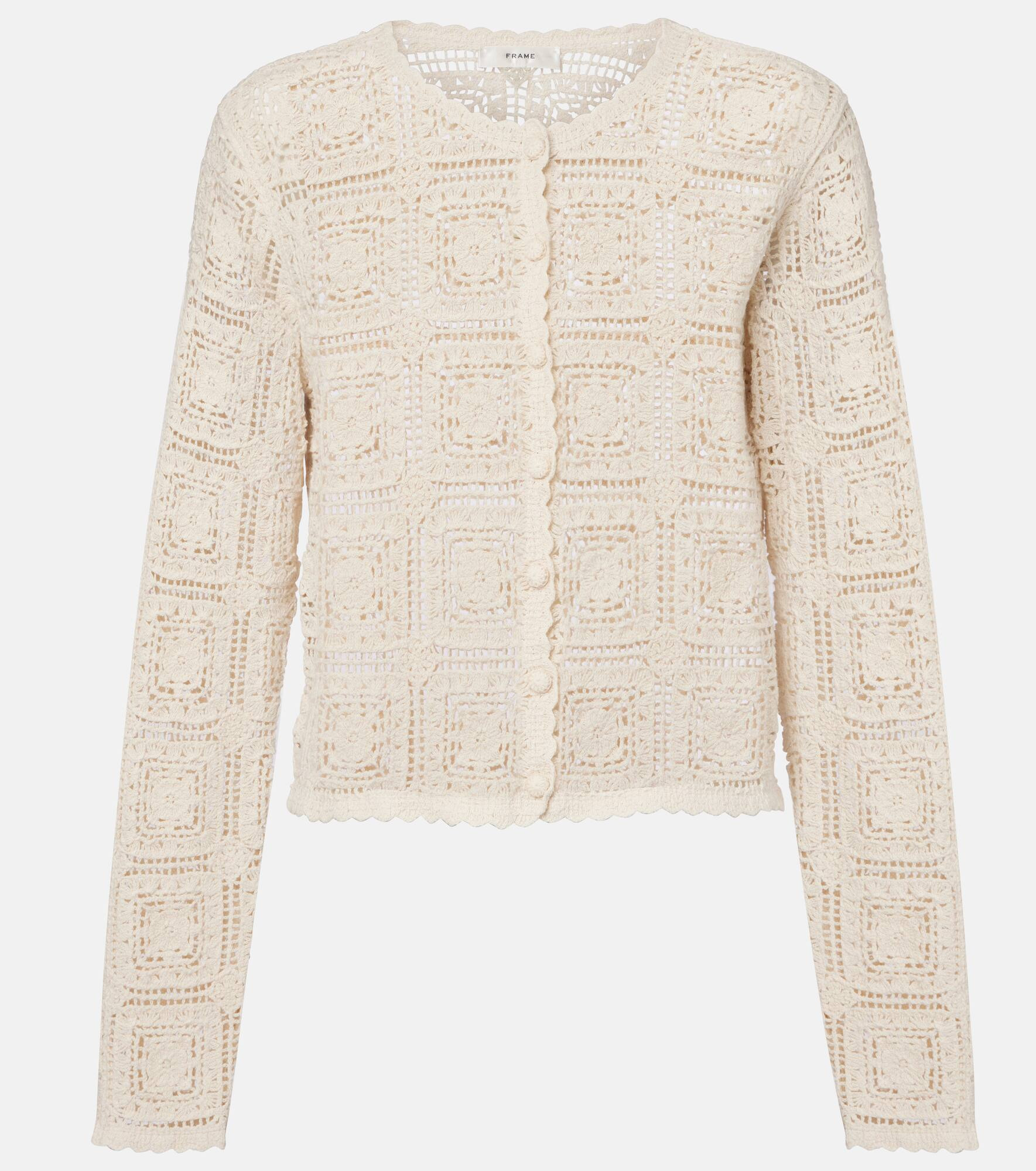 Crochet cotton cardigan - 1