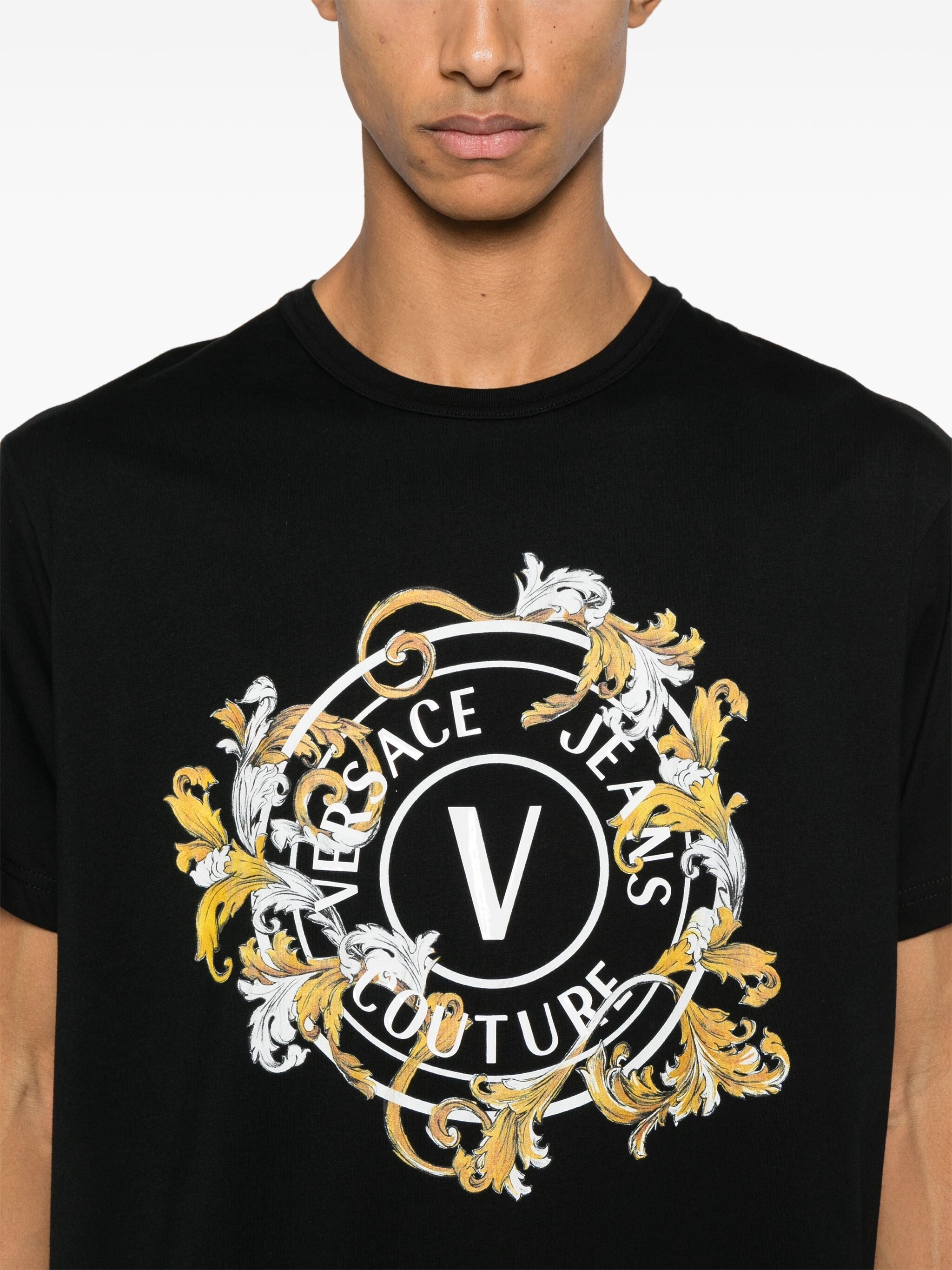 VERSACE JEANS COUTURE Logo-print T-shirt | eraldo | REVERSIBLE