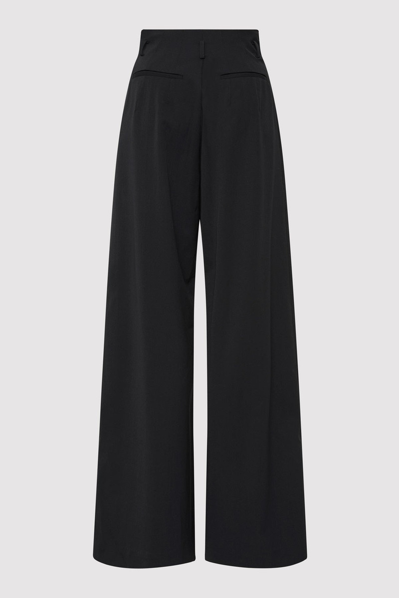 ST. AGNI Paperbag Waist Trousers - Black outlook