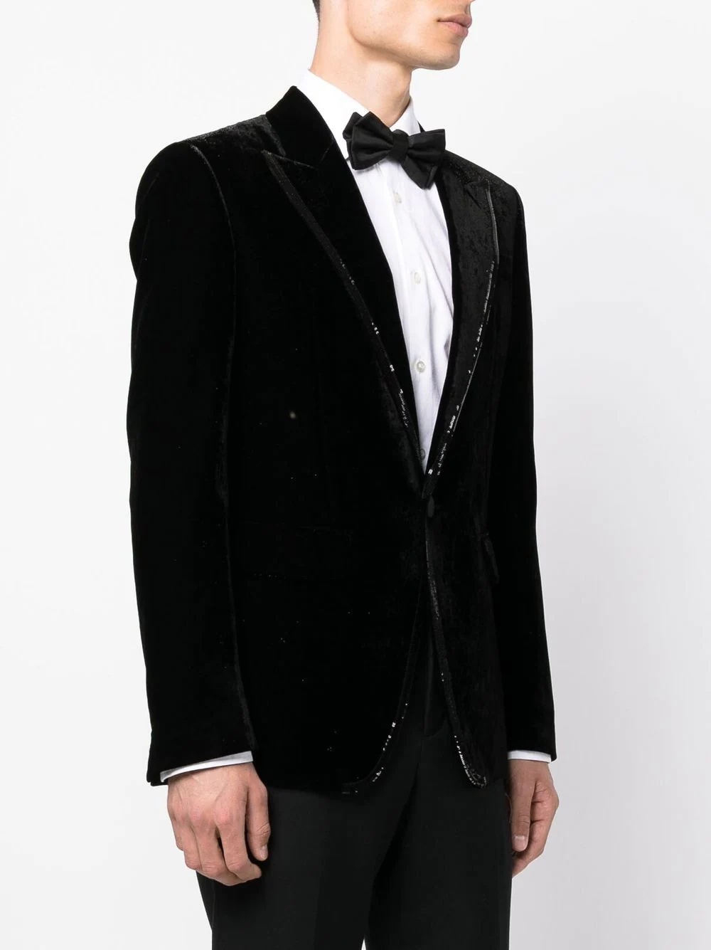 sequin-embellished dinner jacket - 3