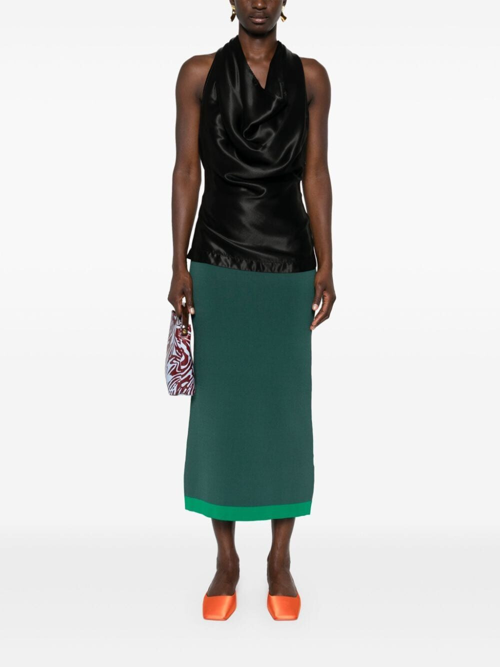 Bottega Veneta Women Top Drappeggiato In Viscosa Fluida - 6