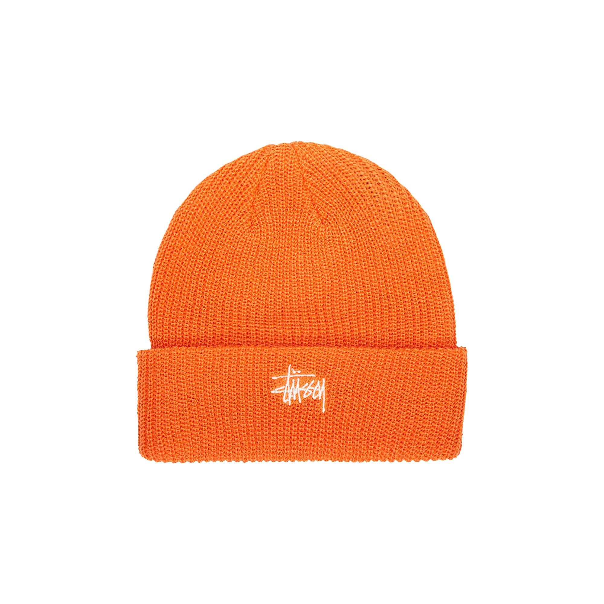 Stussy Basic Cuff Beanie 'Orange' - 1