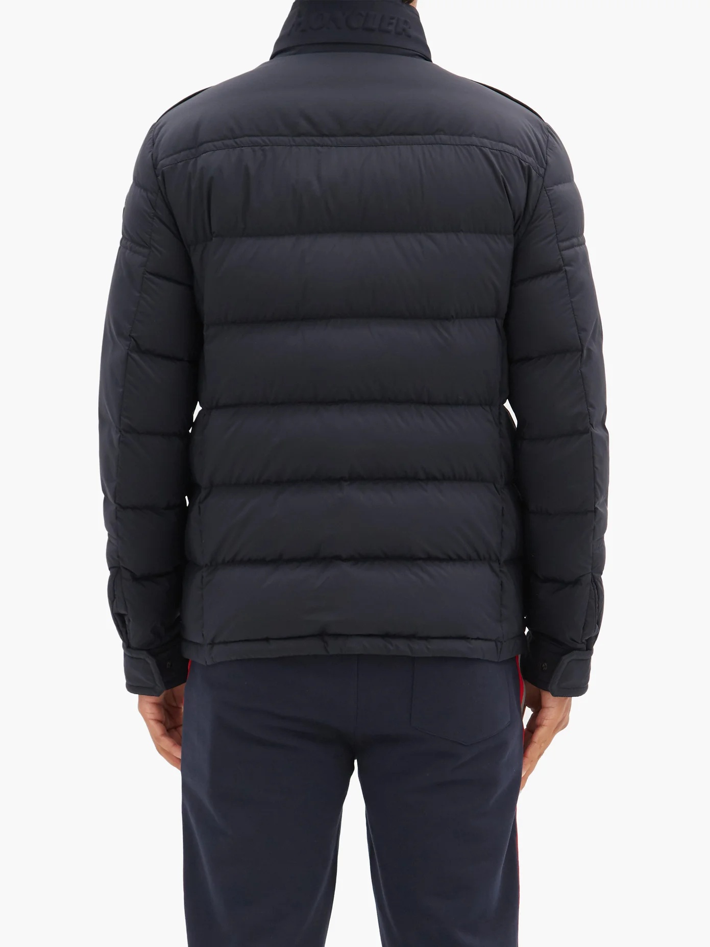 Lagginhorn flap-pocket quilted down coat - 5