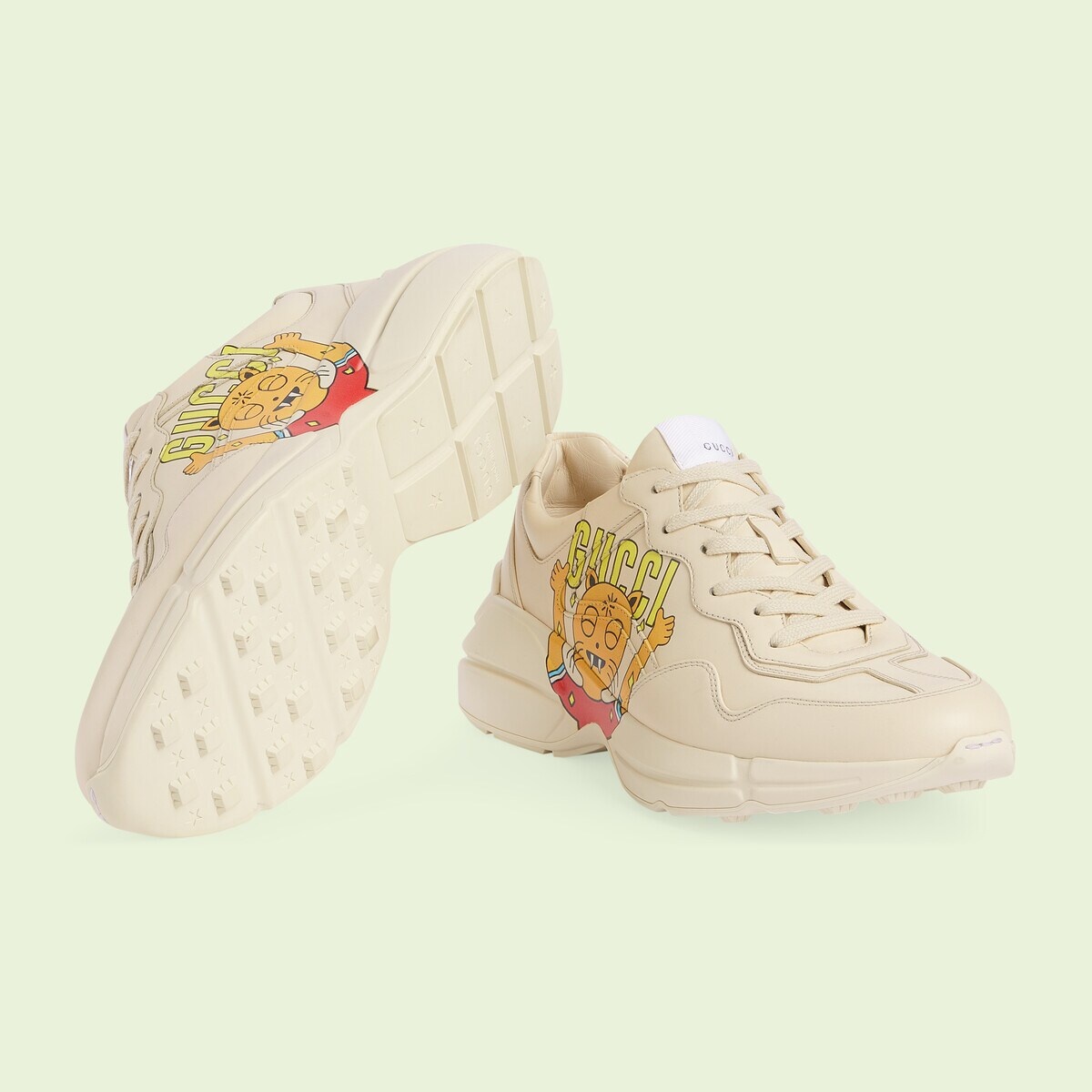 Men's Rhyton sneaker with cat print - 5