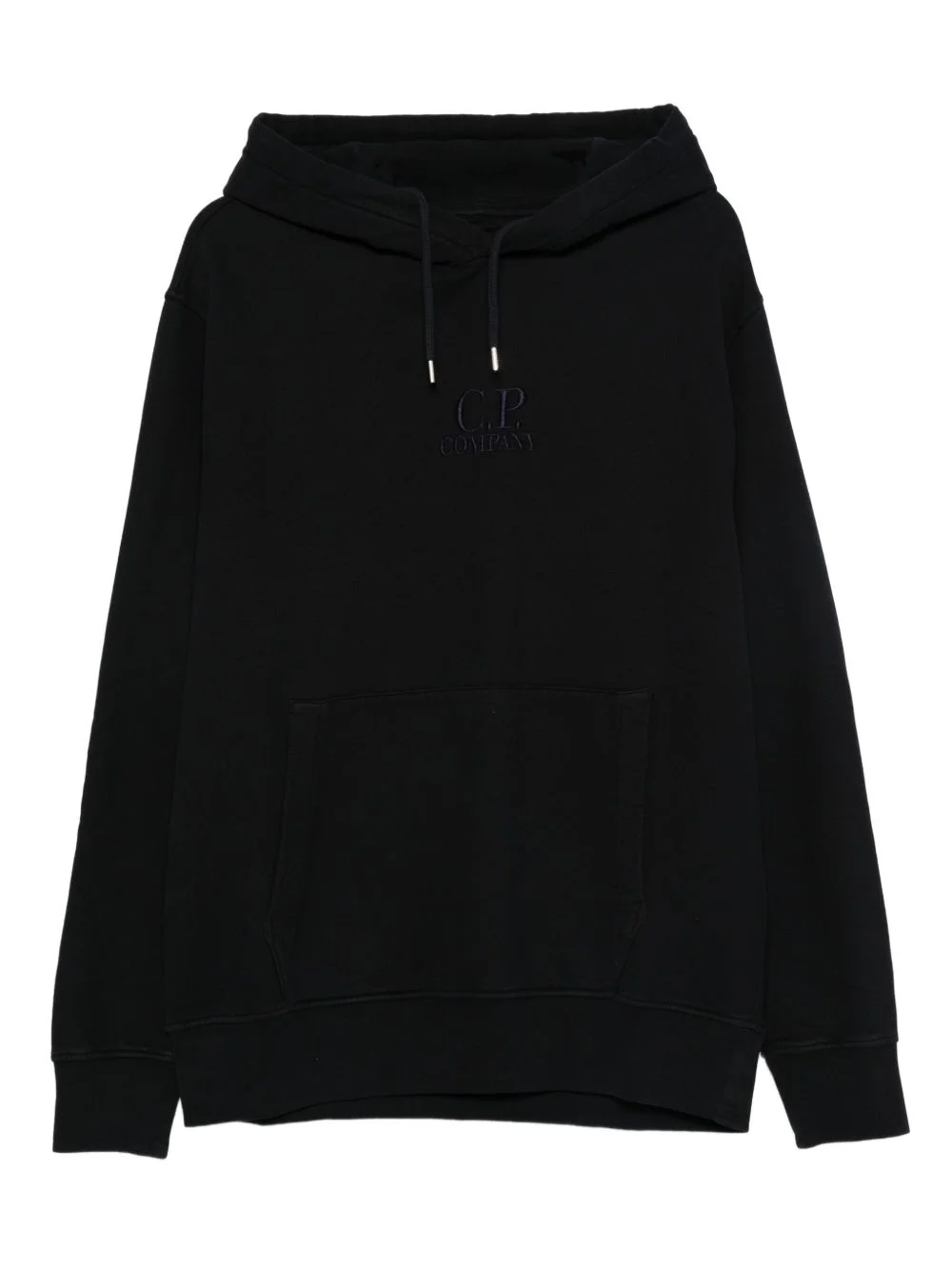embroidered-logo cotton hoodie - 1