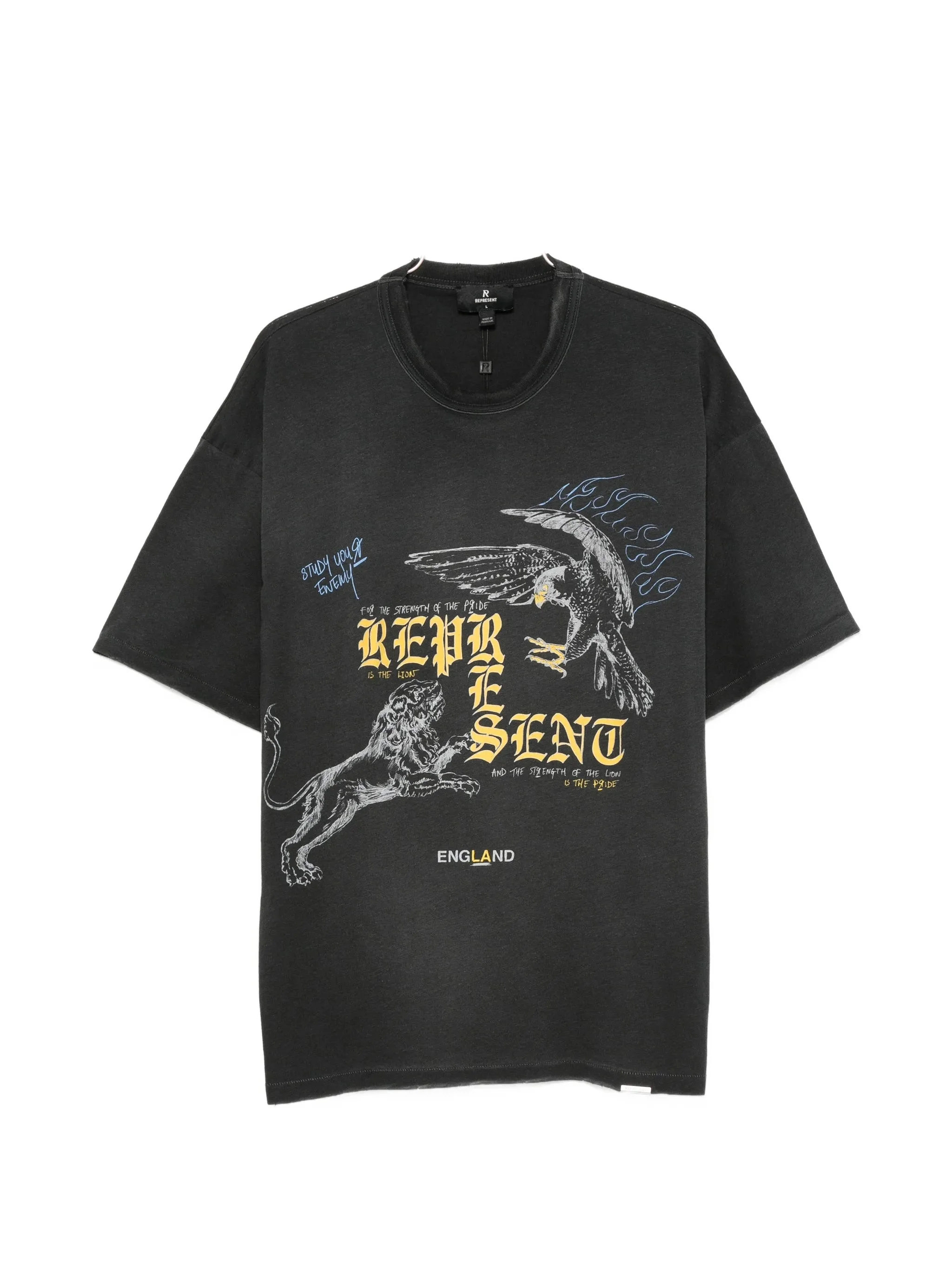 Represent Enemy Graphic-print Cotton T-shirt - 1