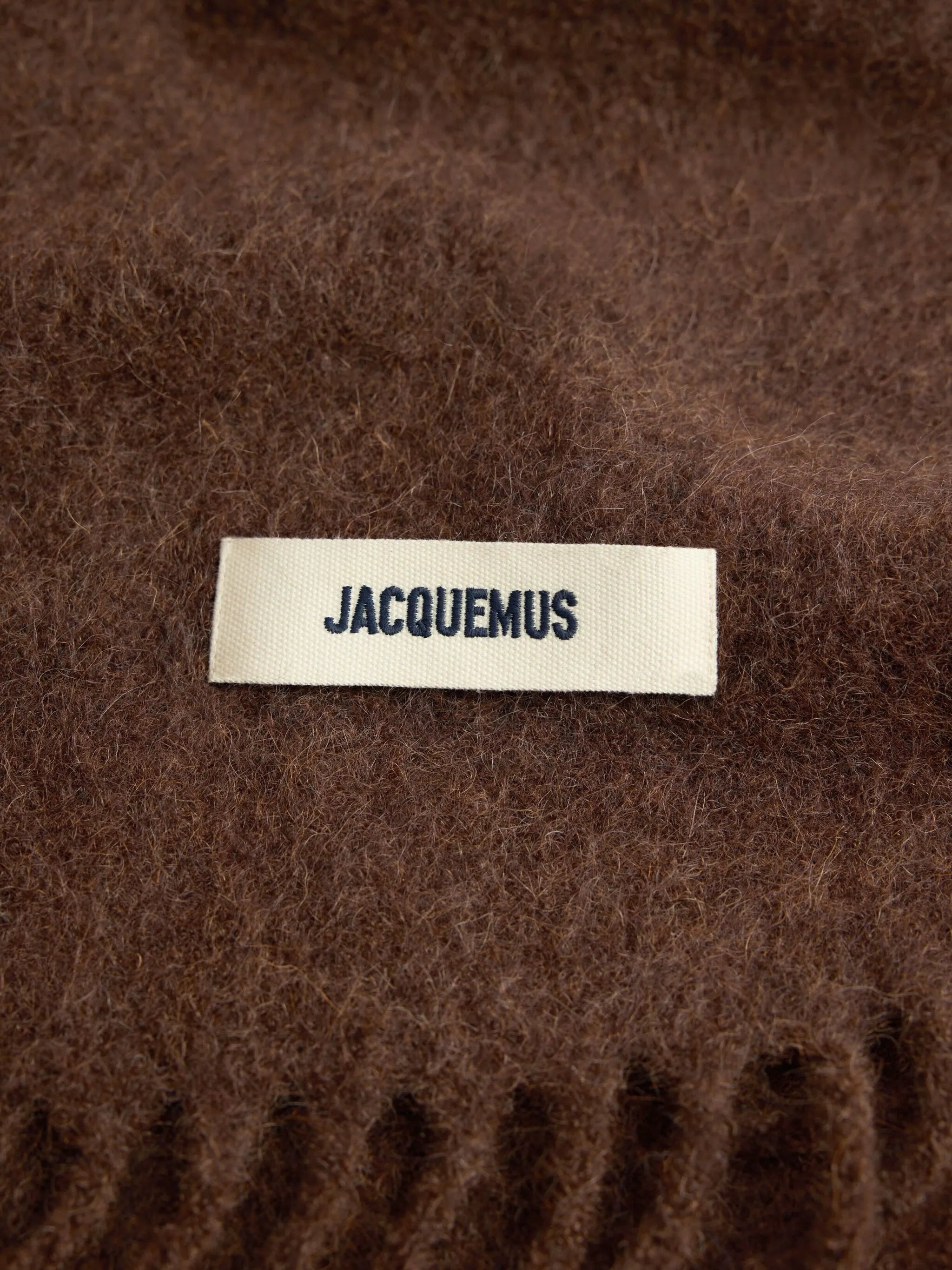 logo-patch scarf - 2