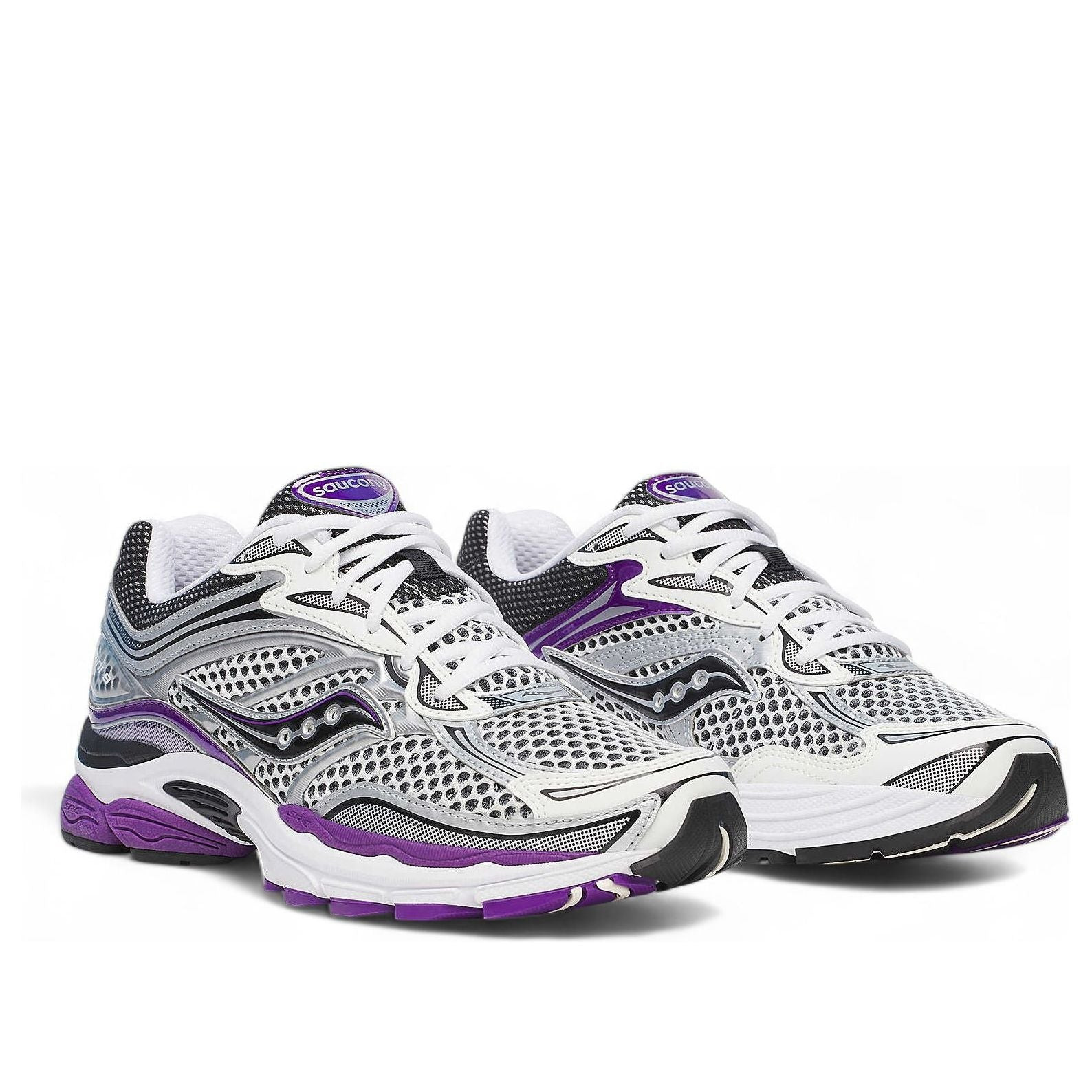 Saucony ProGrid Omni 9 'White Black Silver Purple' S70739-10 - 3