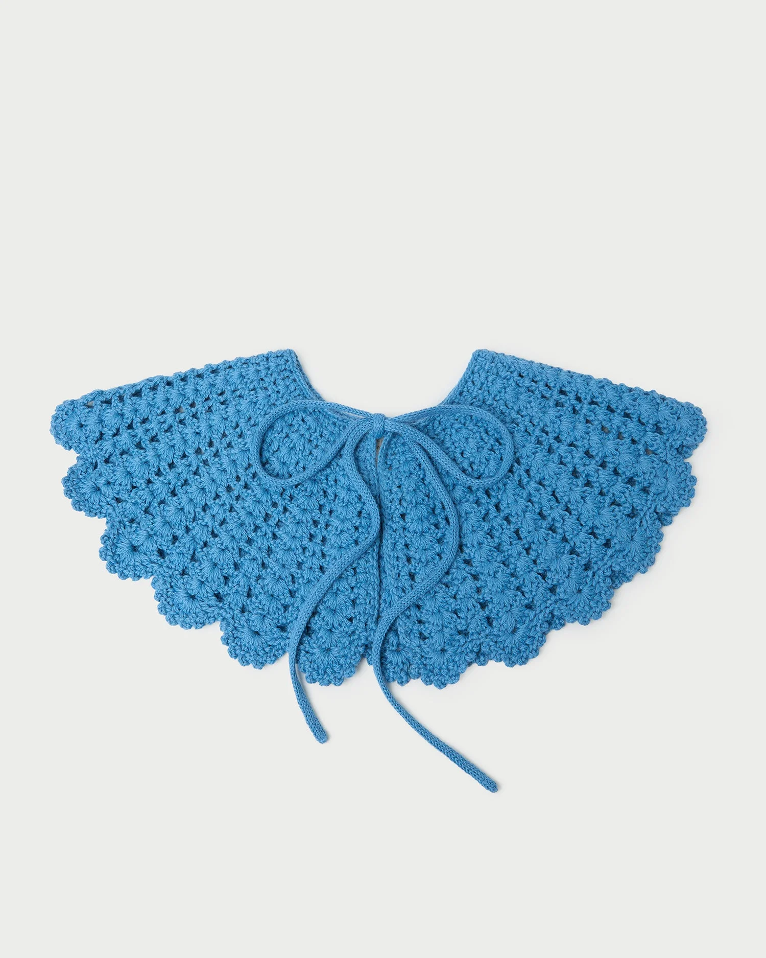 Elio Cornflower Blue Wool Collar - 1