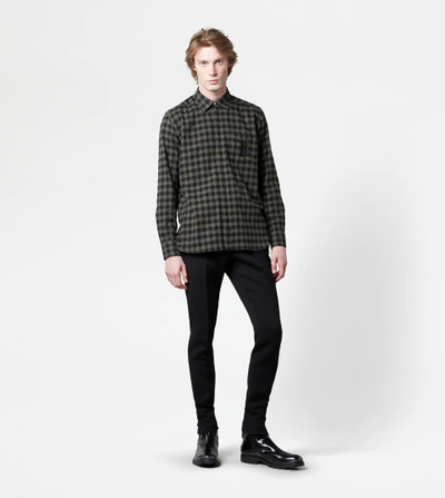 Tod's SHIRT IN VICHY FLANNEL - GREEN, BLACK outlook